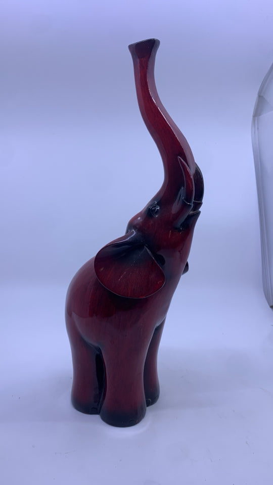 CHERRY WOOD ELEPHANT DECOR.