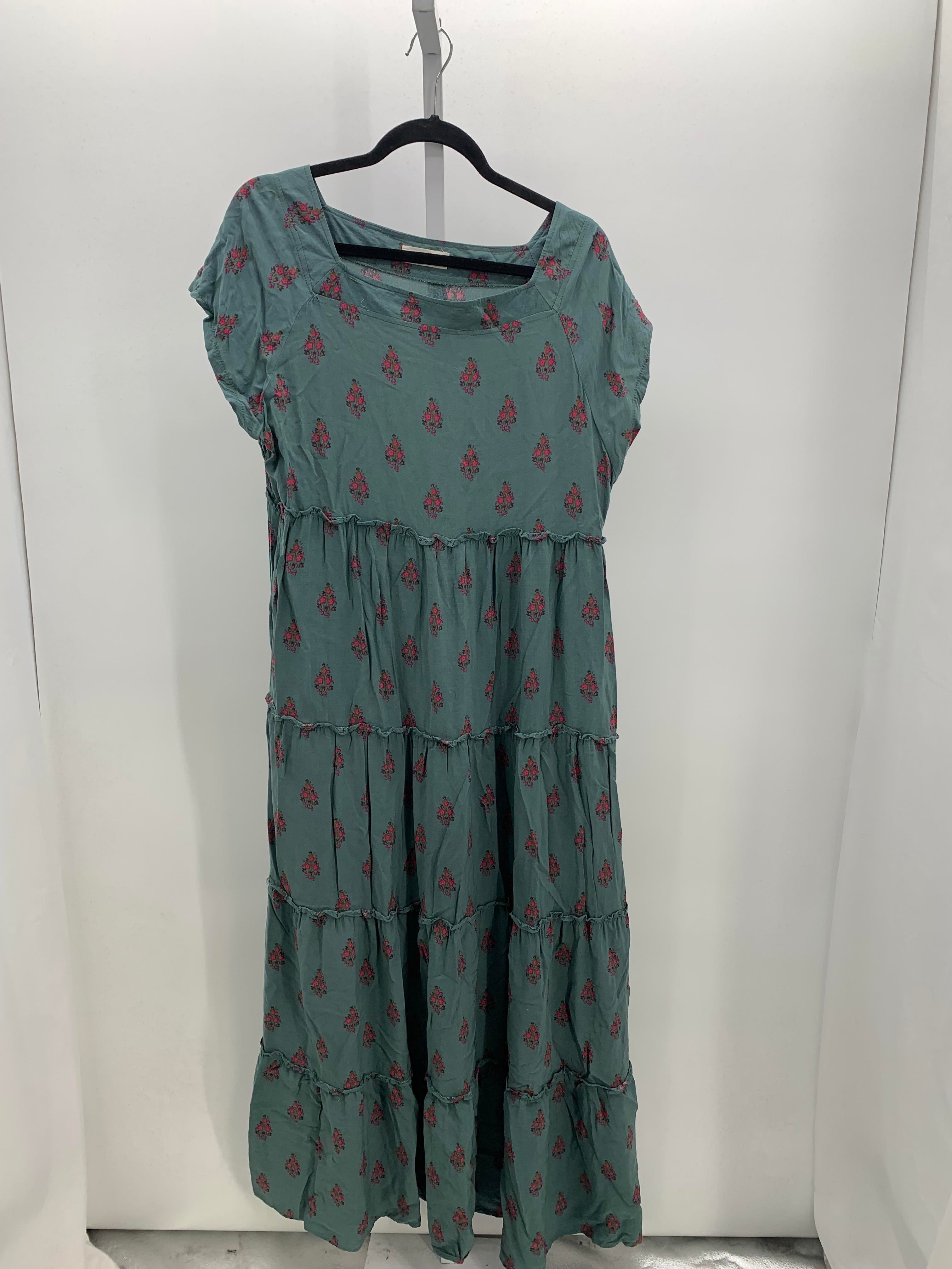 Natural Life Size Large Misses Short Sleeve Dress