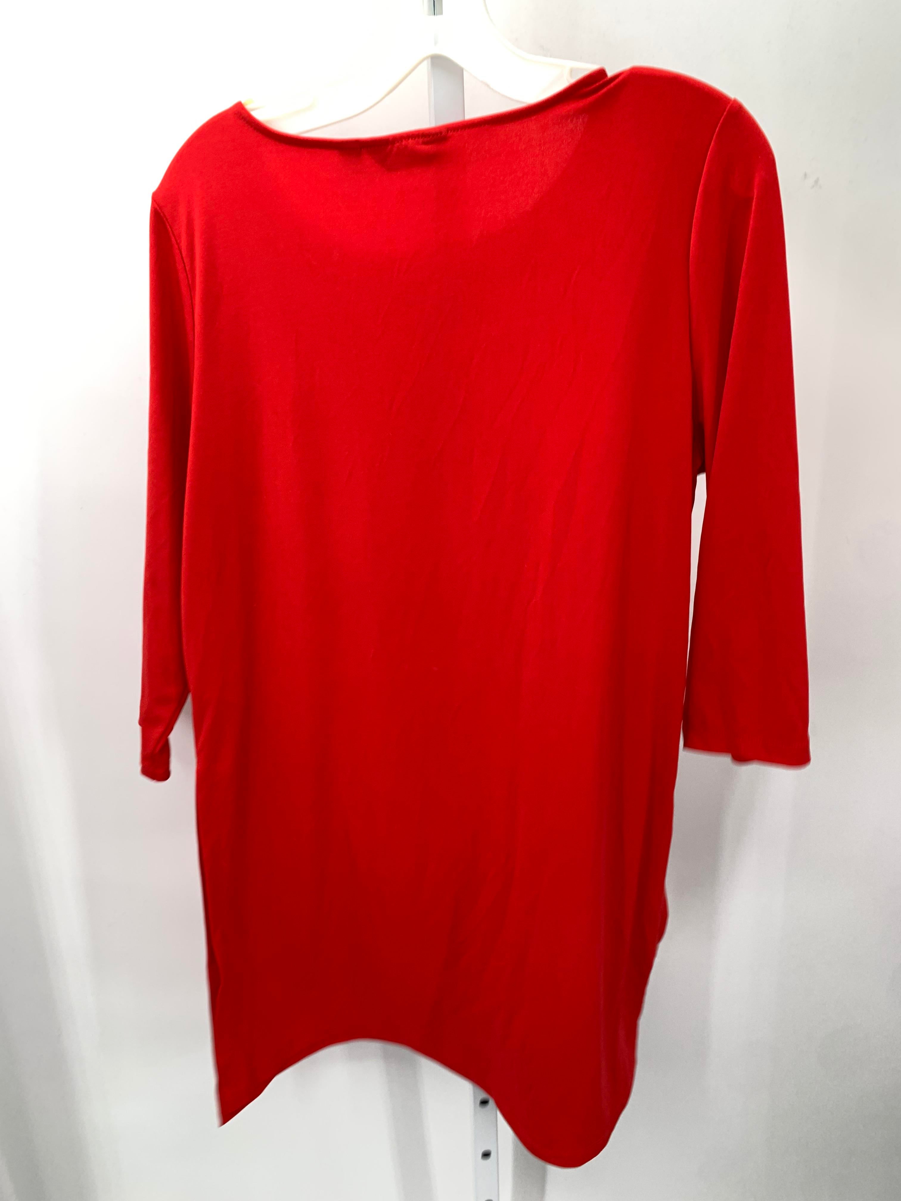 Susan Graver Size Medium Misses 3/4 Sleeve Shirt