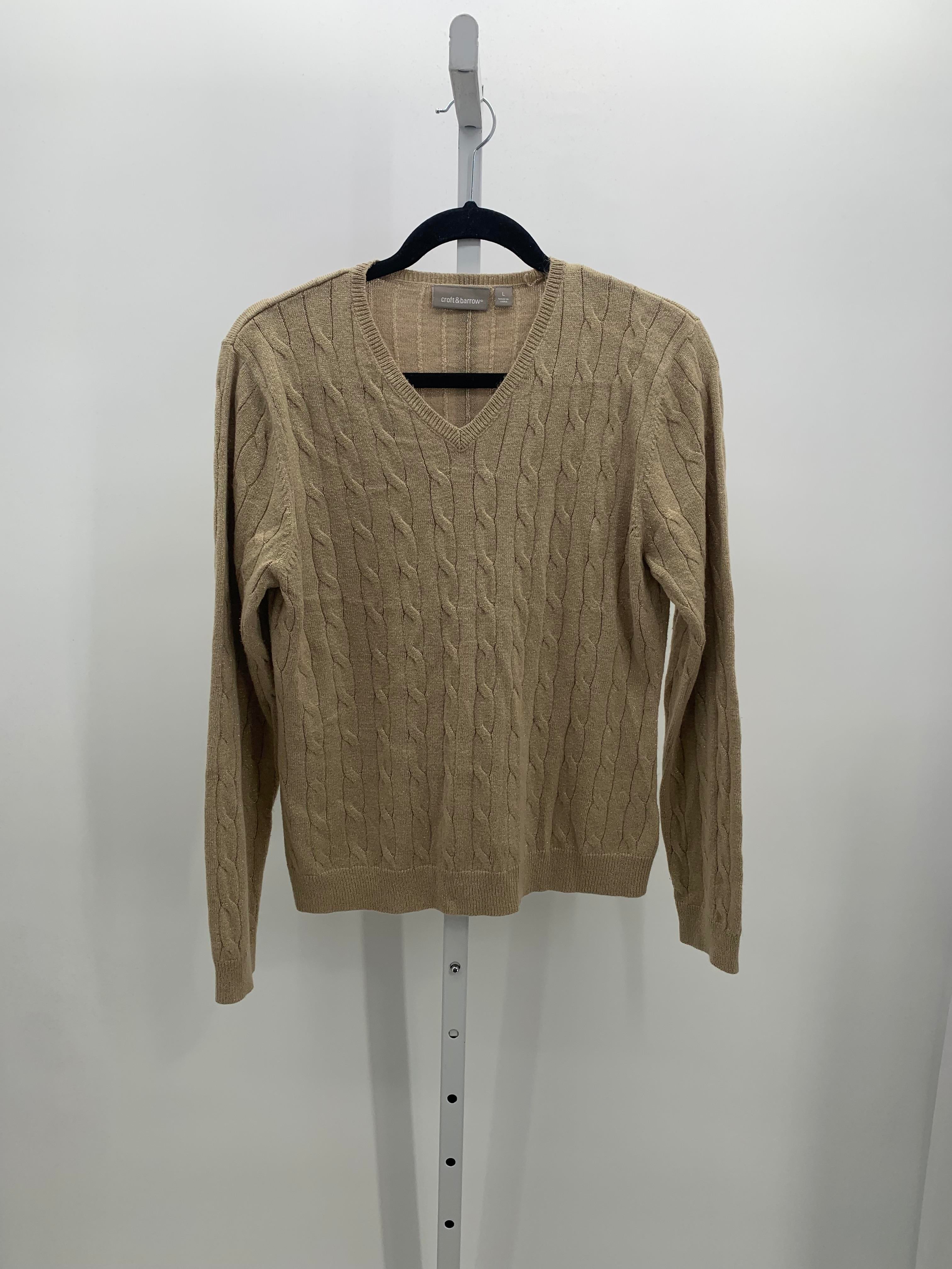 Croft & Barrow Size Large Misses Long Slv Sweater