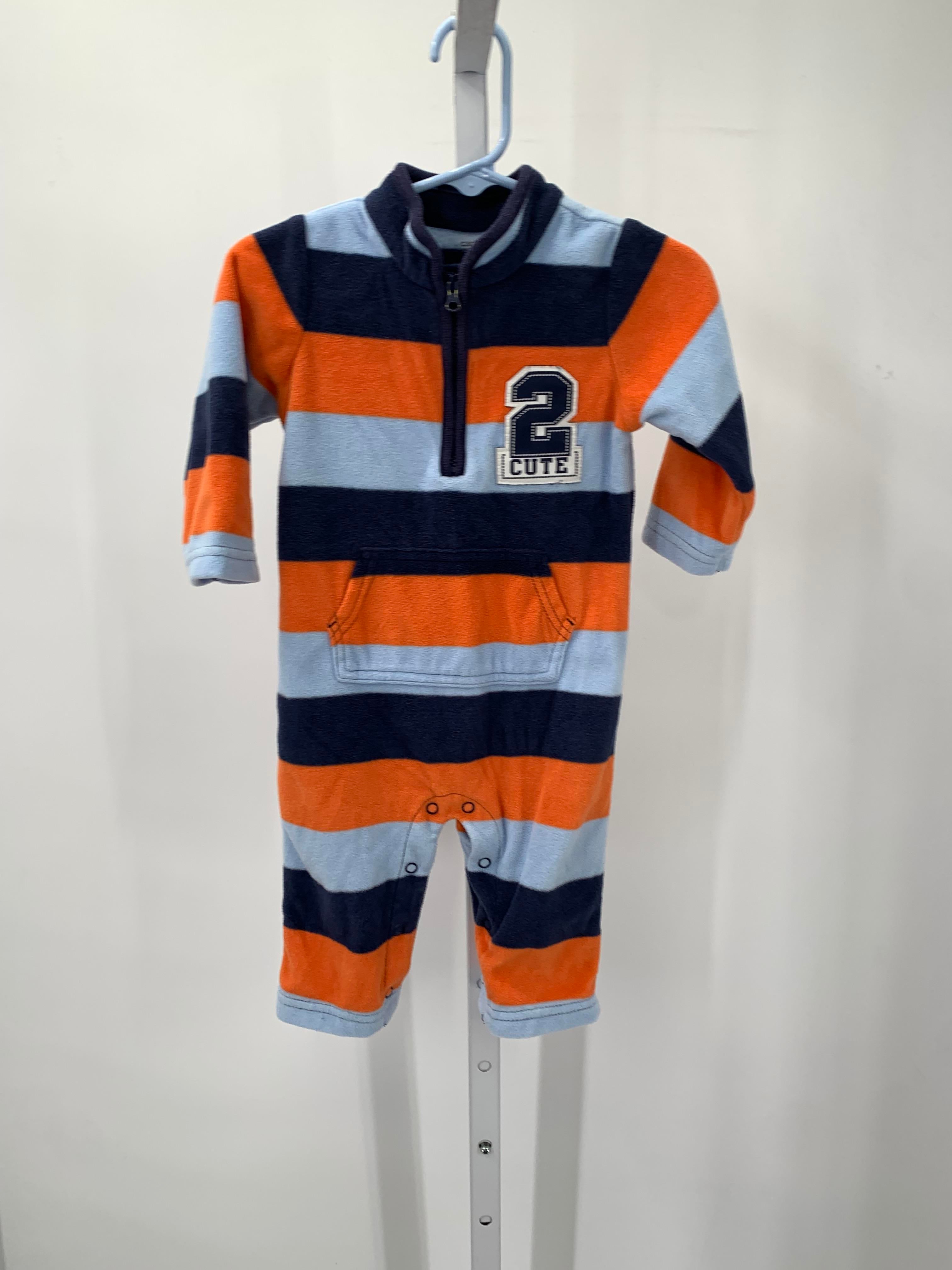ORANGE STRIPES FLEECE