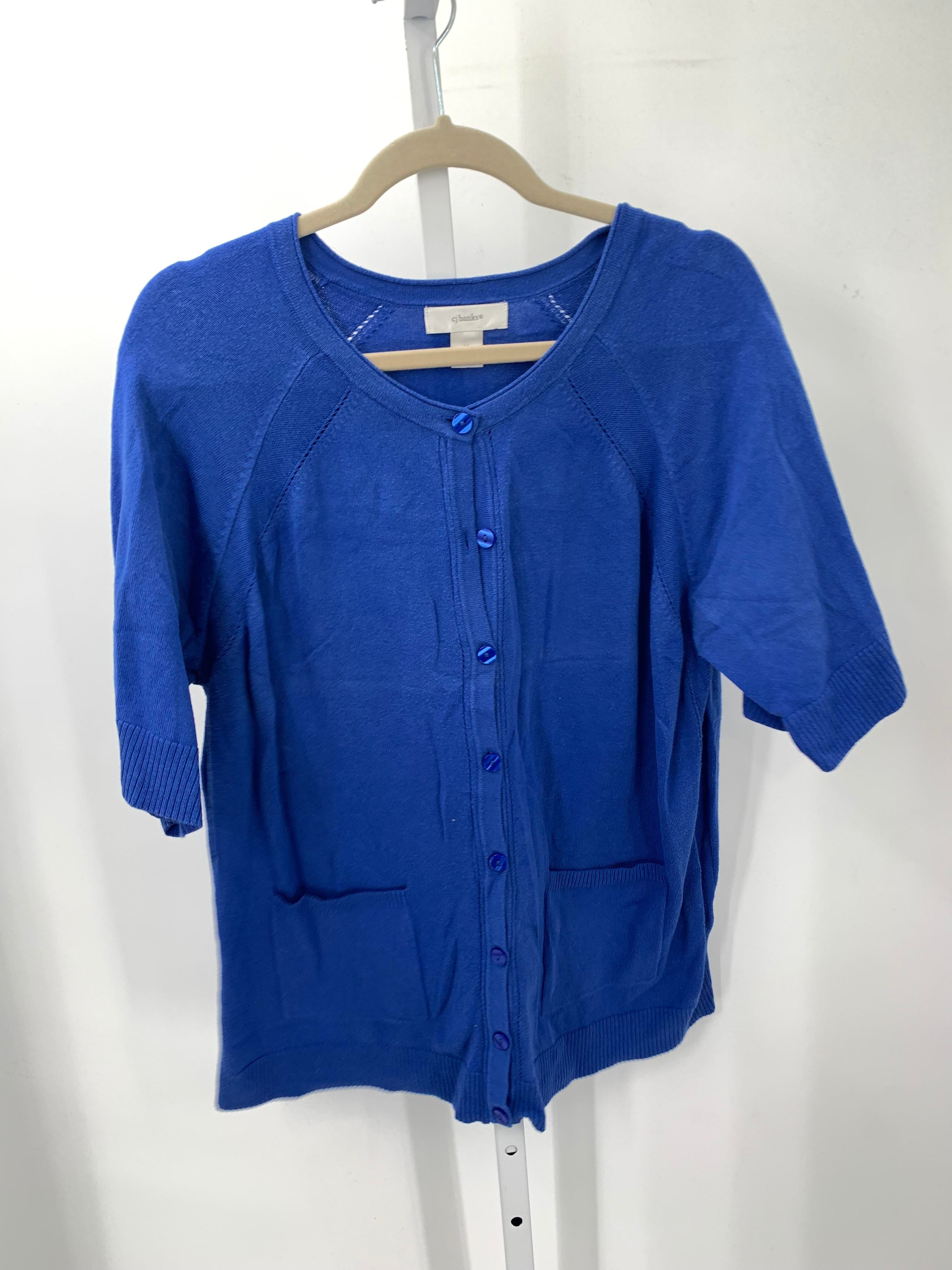 CJ Banks Size 1X Womens Short Slv Sweater