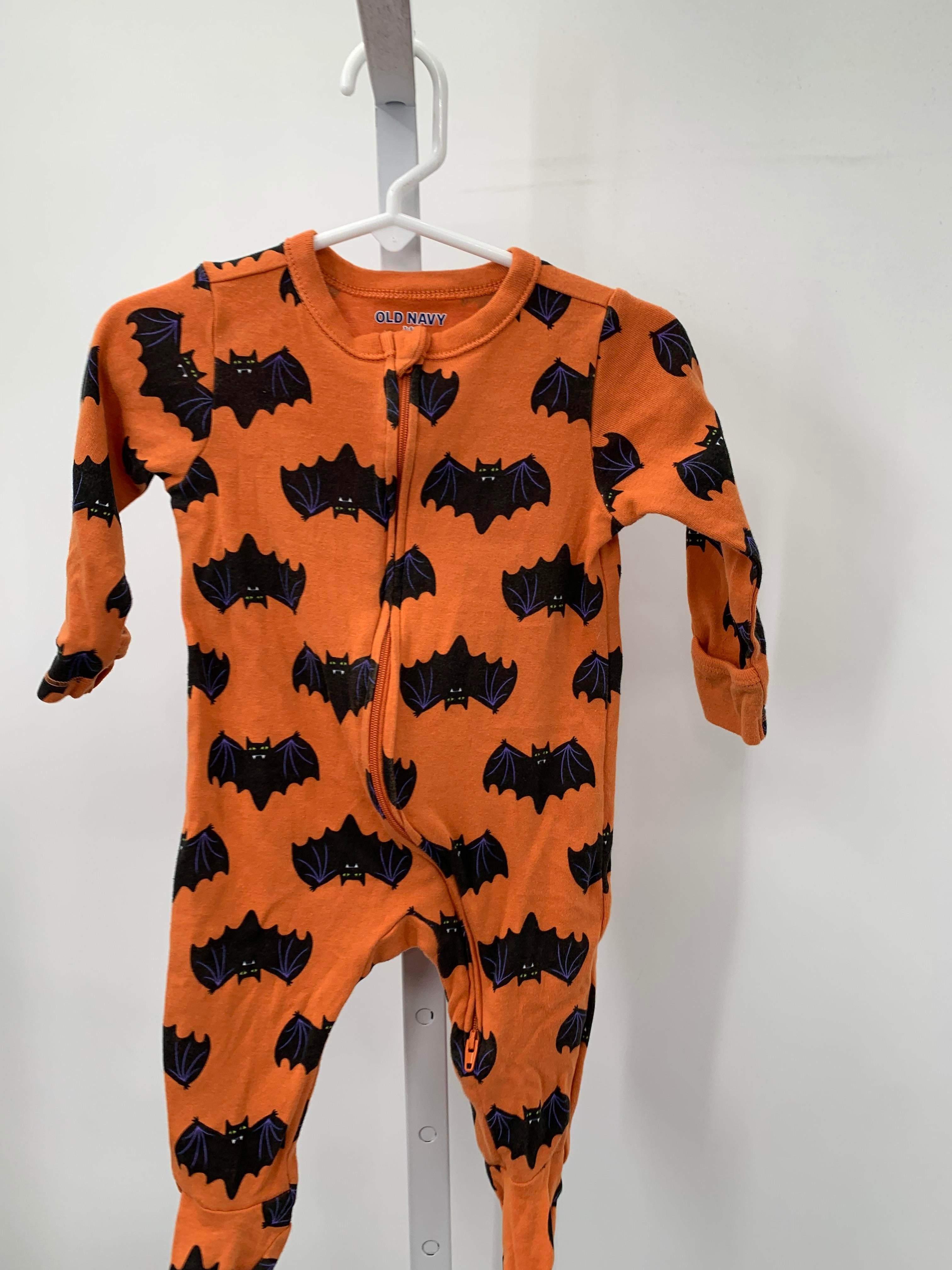 LONG SLV ROMPER BATS ZIP