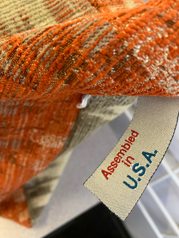NARROW PILLOW ORANGE, BEIGE, GRAY NEWPORT .