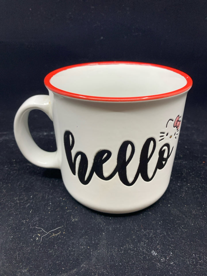 HELLO KITTY "HELLO" MUG.