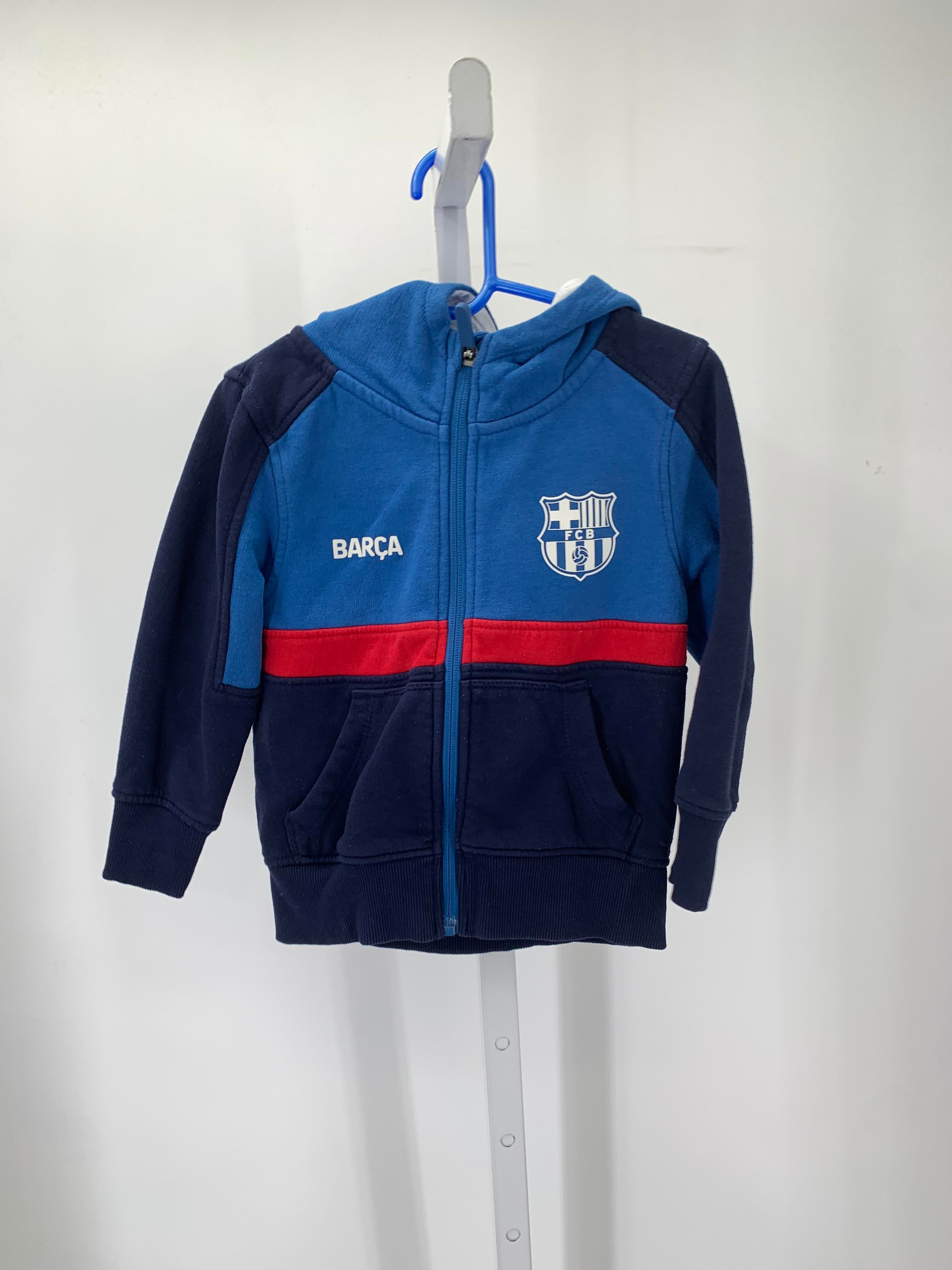 FC BARCELONA HOODED ZIP KNIT.