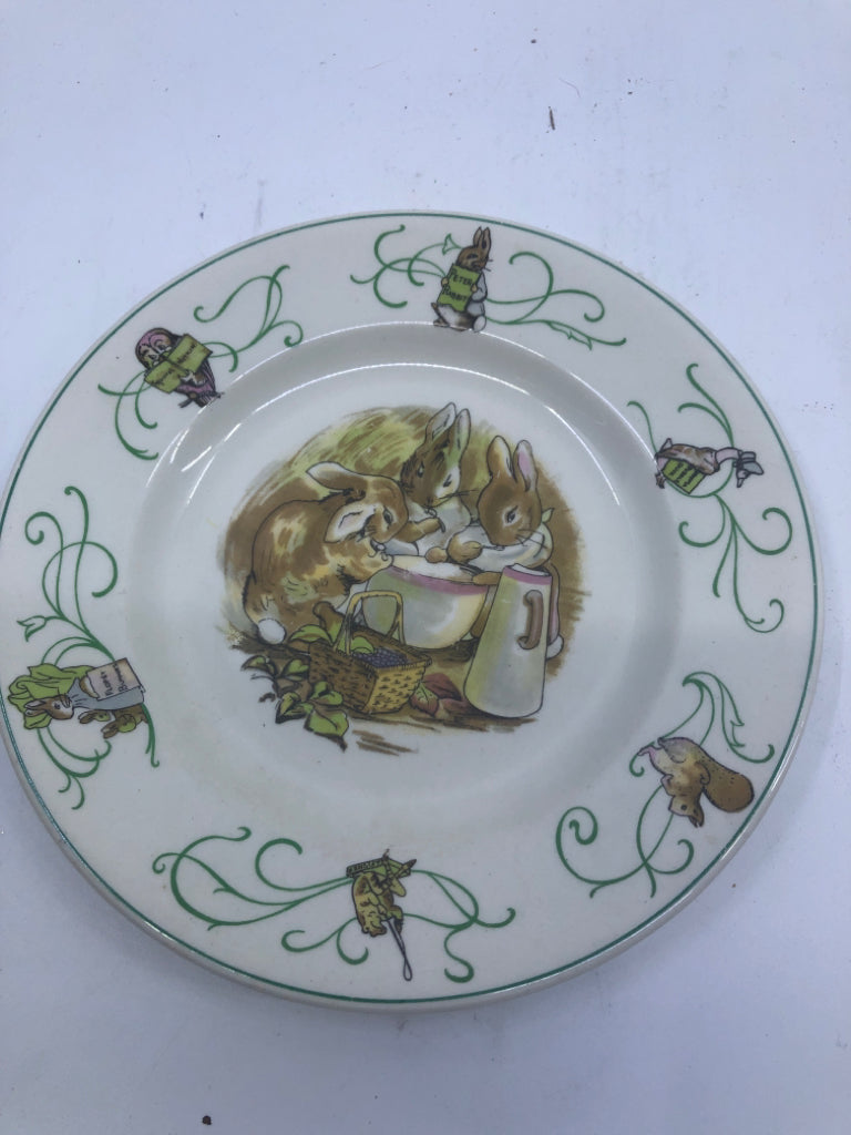 WEDGWOOD PETER RABBIT PLATE.