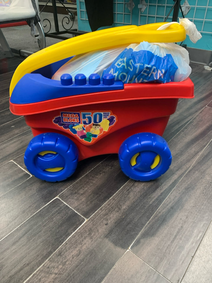 Wagon with blocks Mega Bloks
