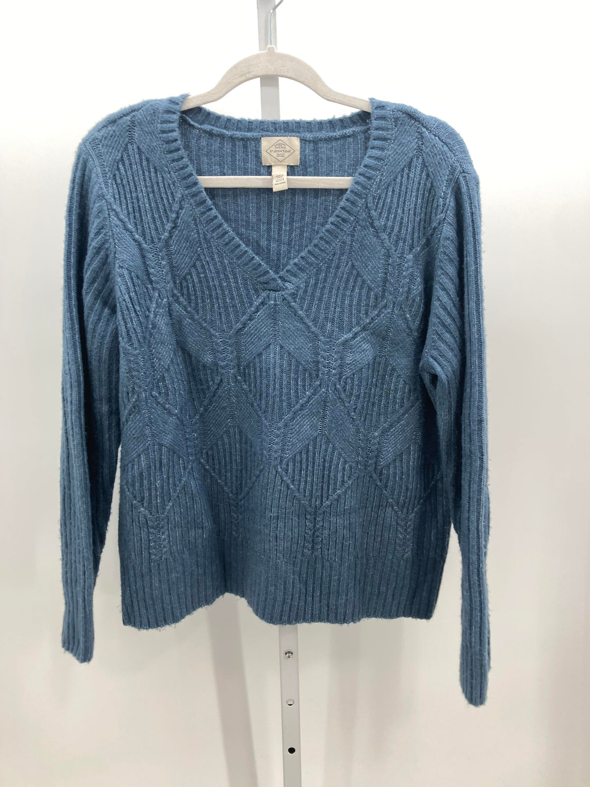 St. Johns Bay Size Large Petite Petite Long Slv Sweater