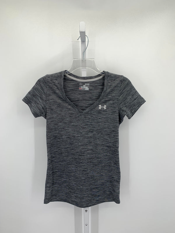 Under Armour Size X Small Misses Short Sleeve Shirt