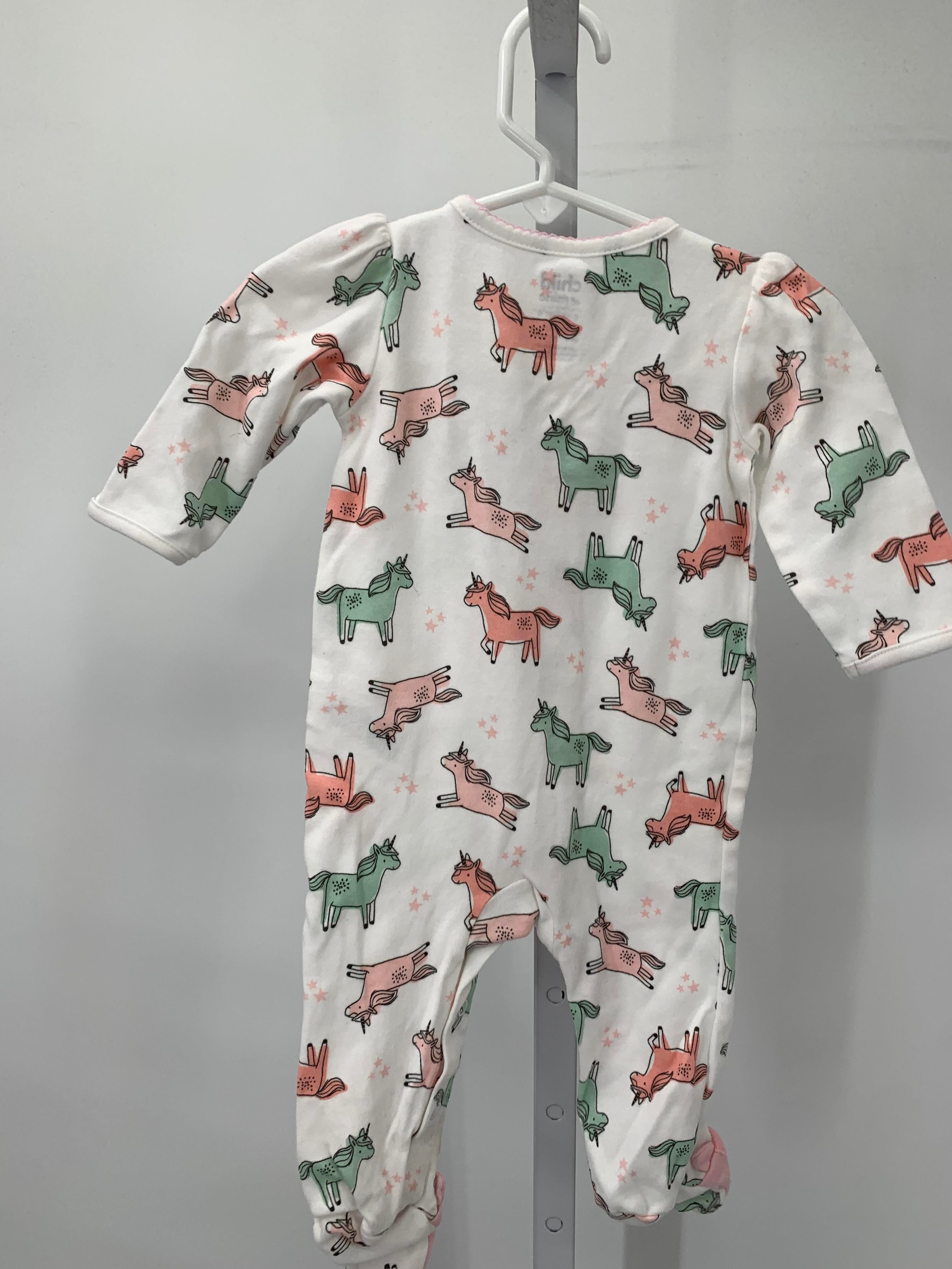 Child of Mine Size 3-6 Months Girls Long Slv. Romper