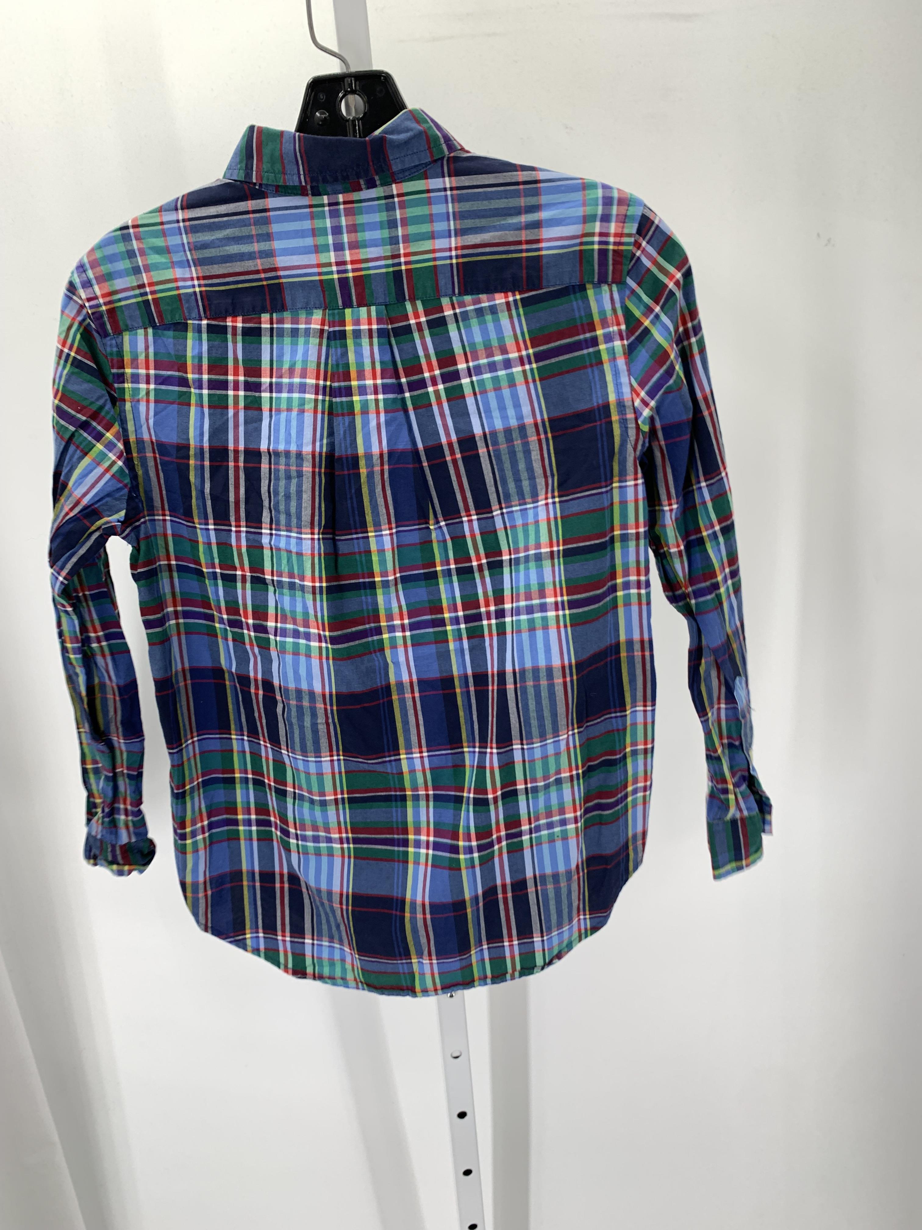 PLAID BTN DOWN