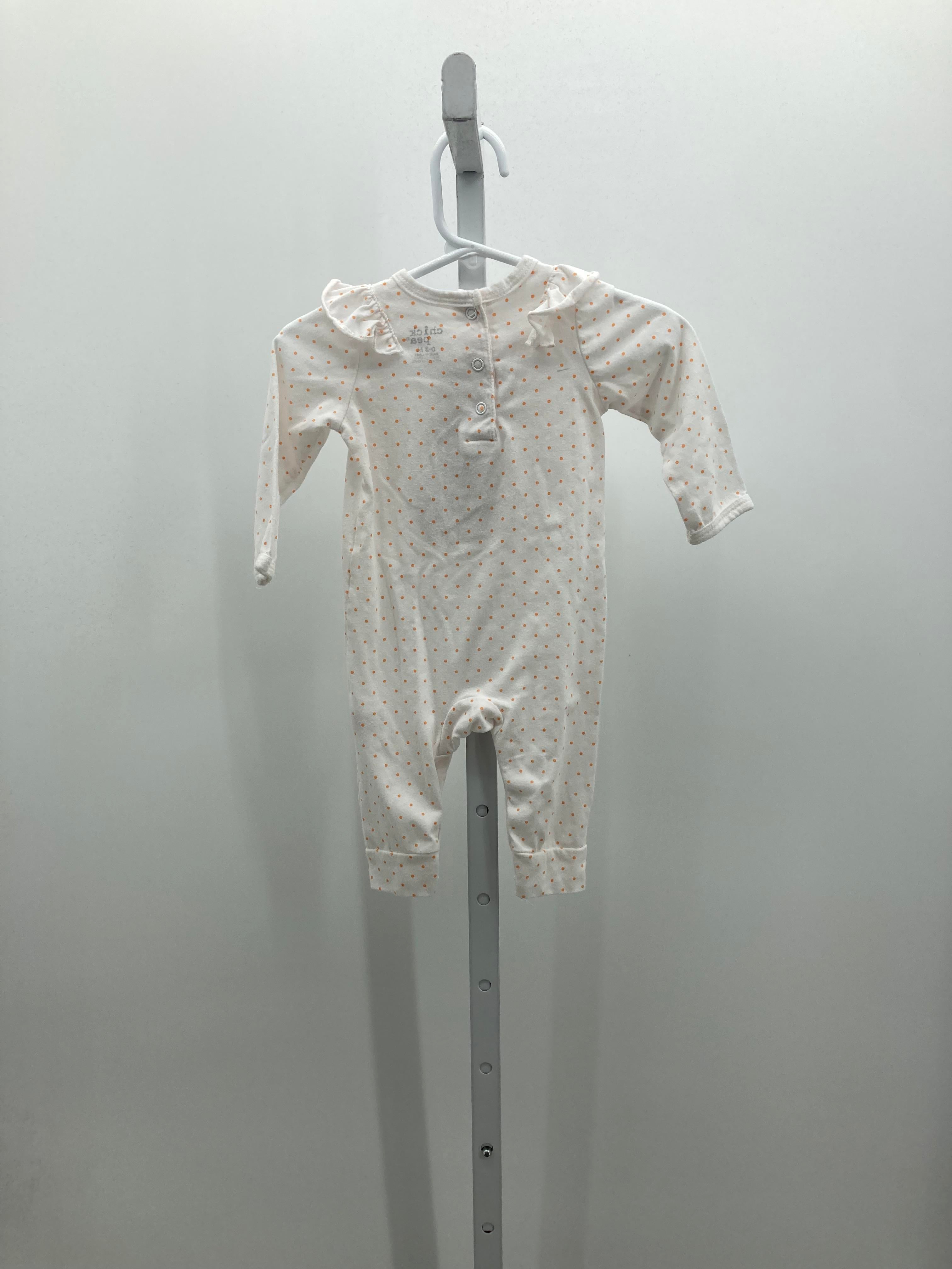 LONG SLV ROMPER PUMPKINS