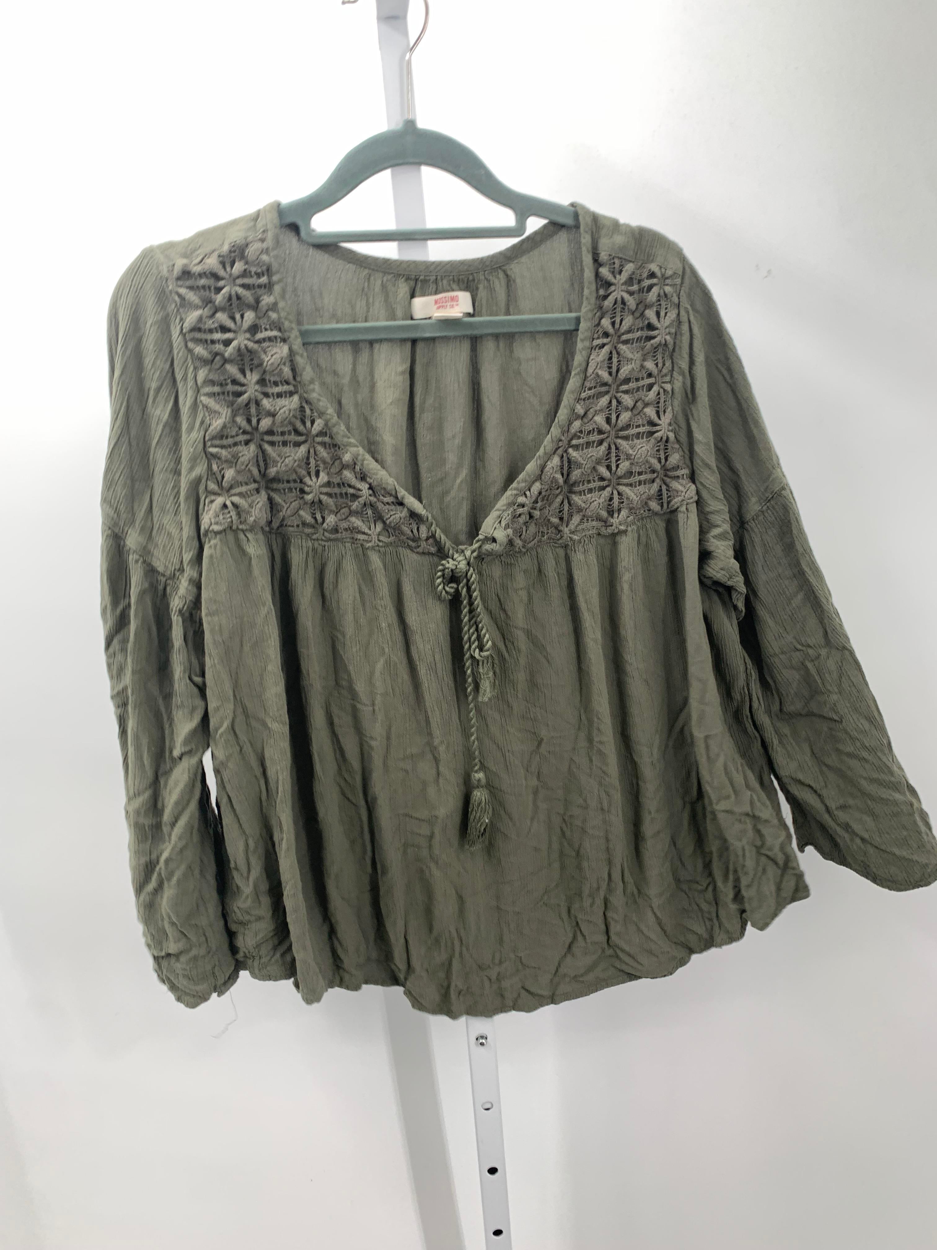 Mossimo Size Extra Large Misses Long Sleeve Shirt