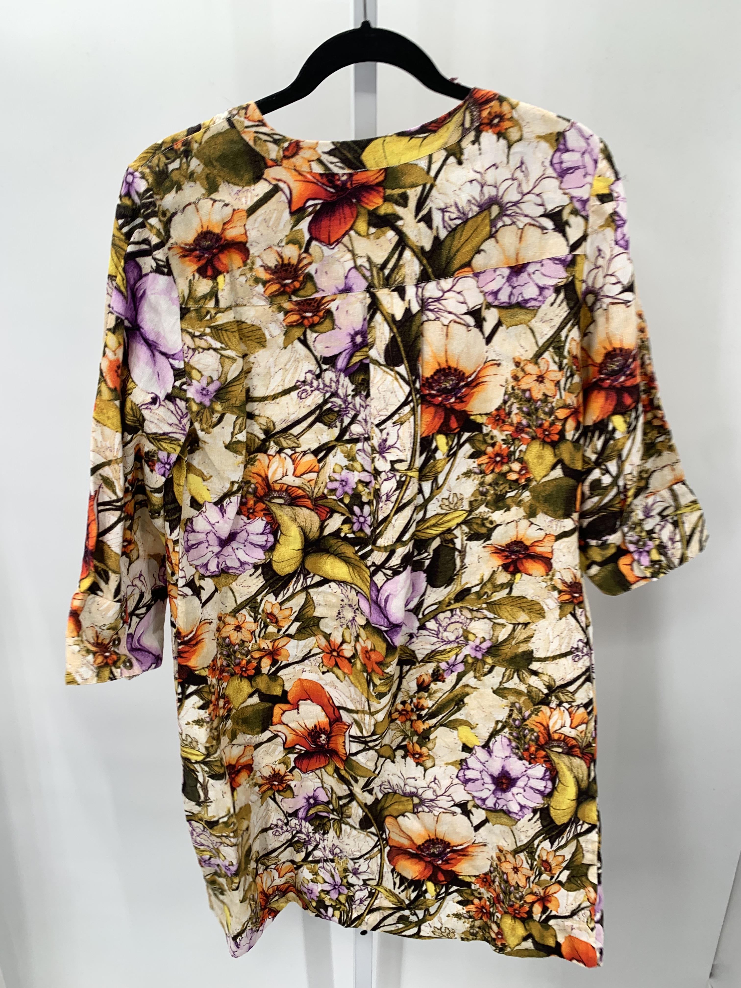 Chico's Size 8 Misses 3/4 Sleeve Dress