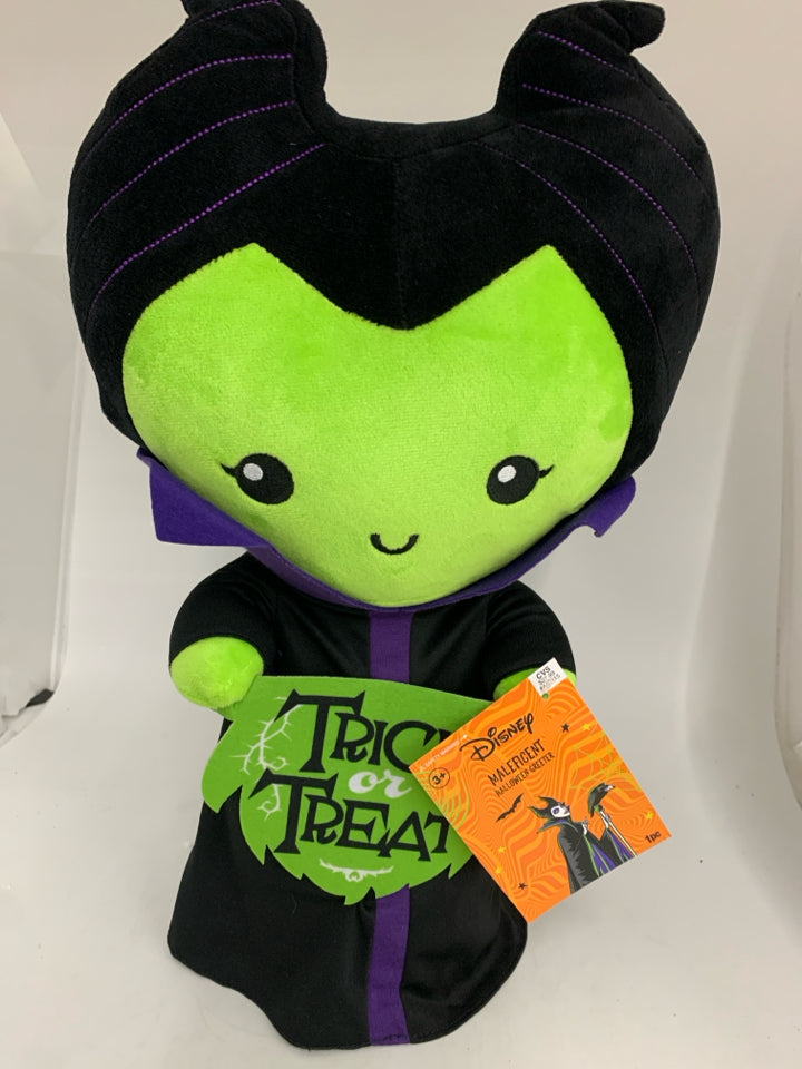 NEW MALEFICENT PLUSH HAPPY HALLOWEEN.