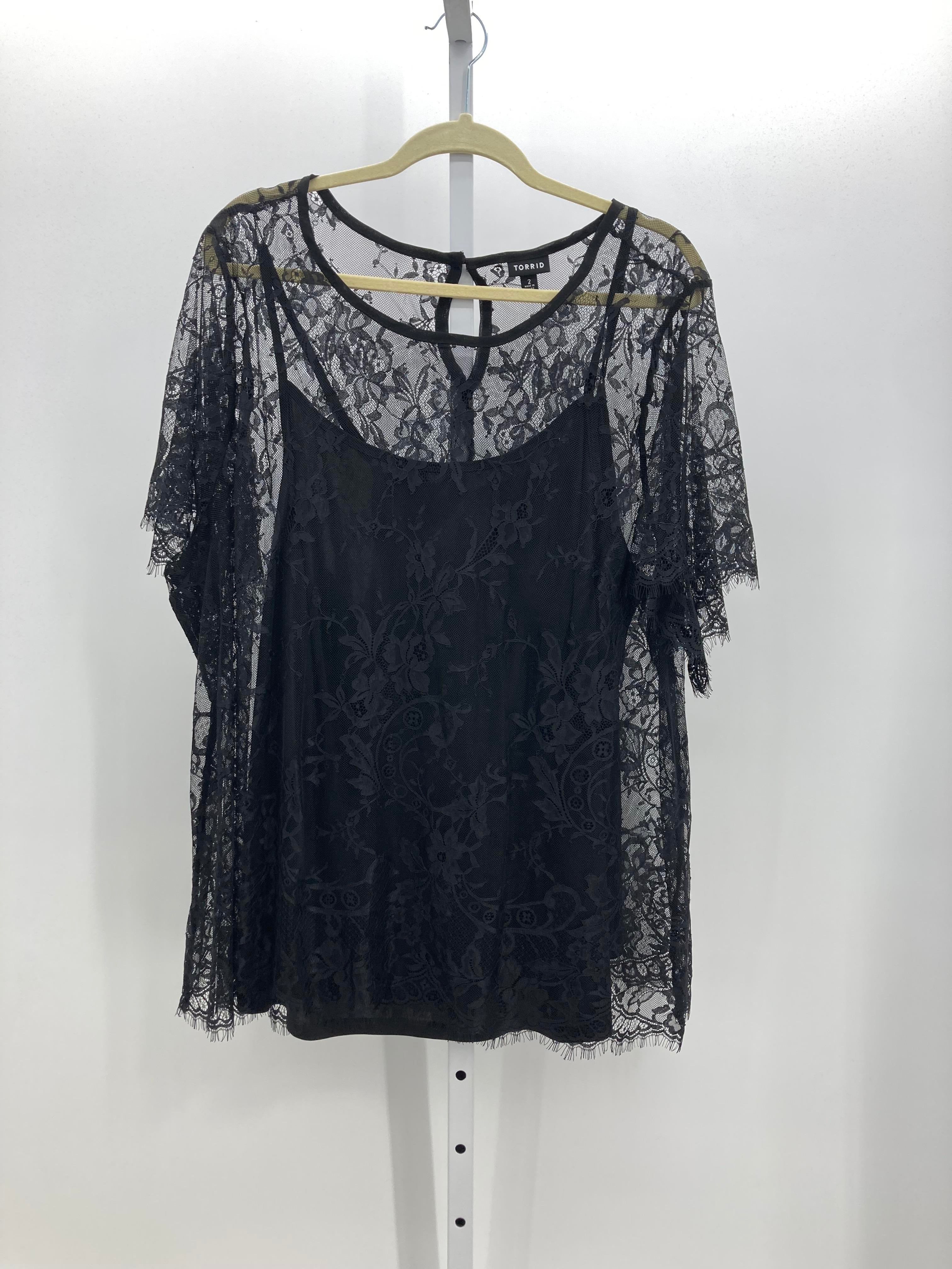 Torrid Size 2X Womens Short Sleeve Shirt