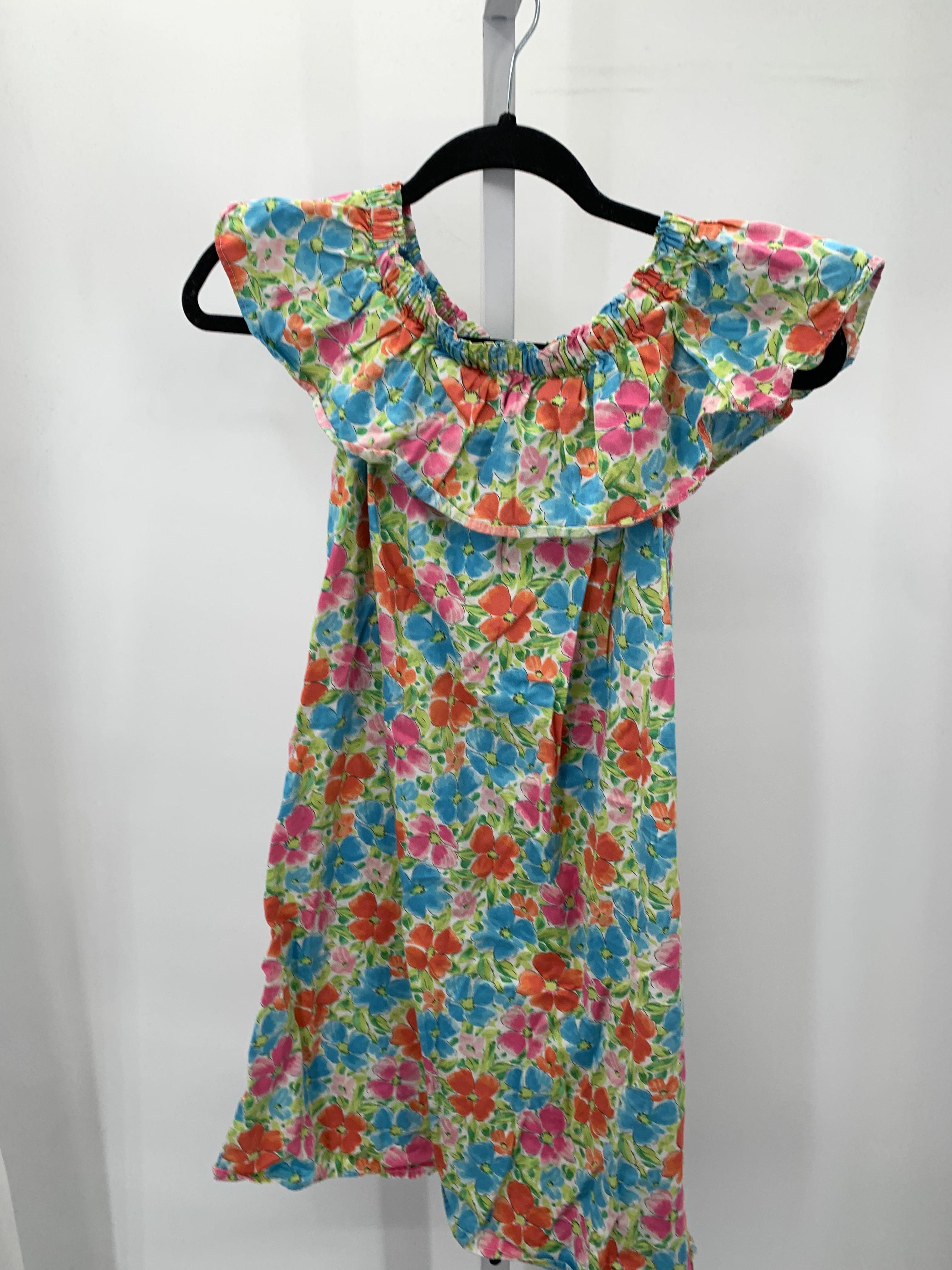 Lands End Size 10-12 Girls Short Sleeve Dress