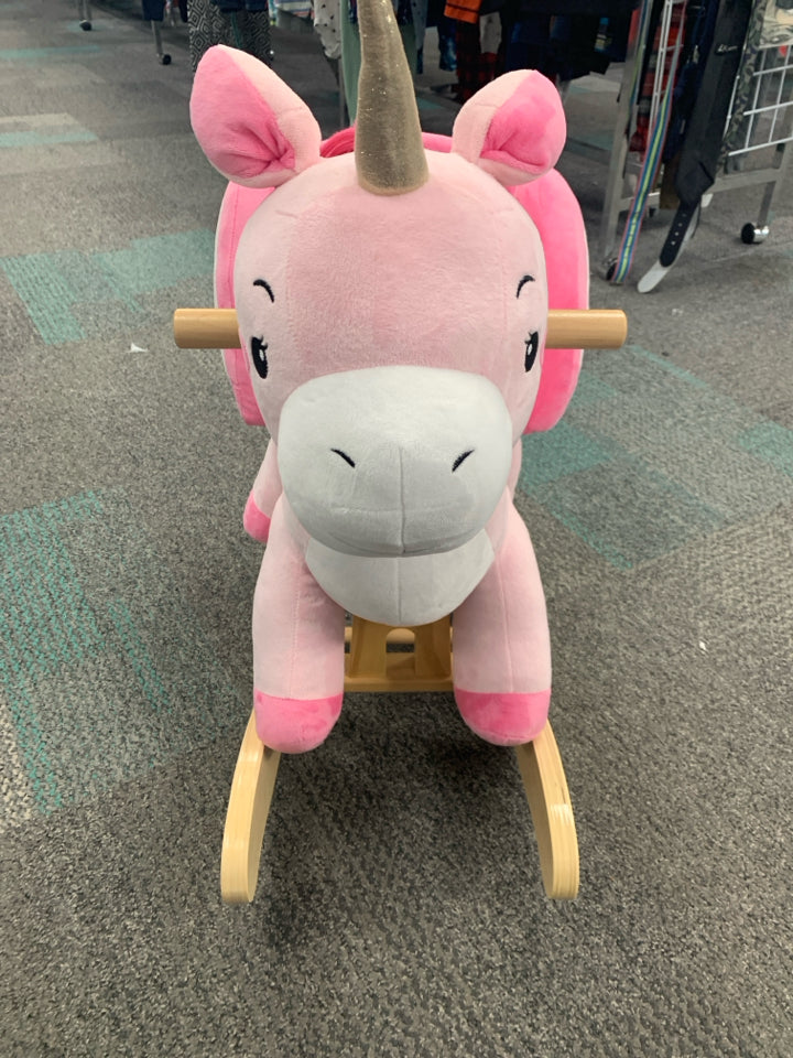 Pink unicorn rocker