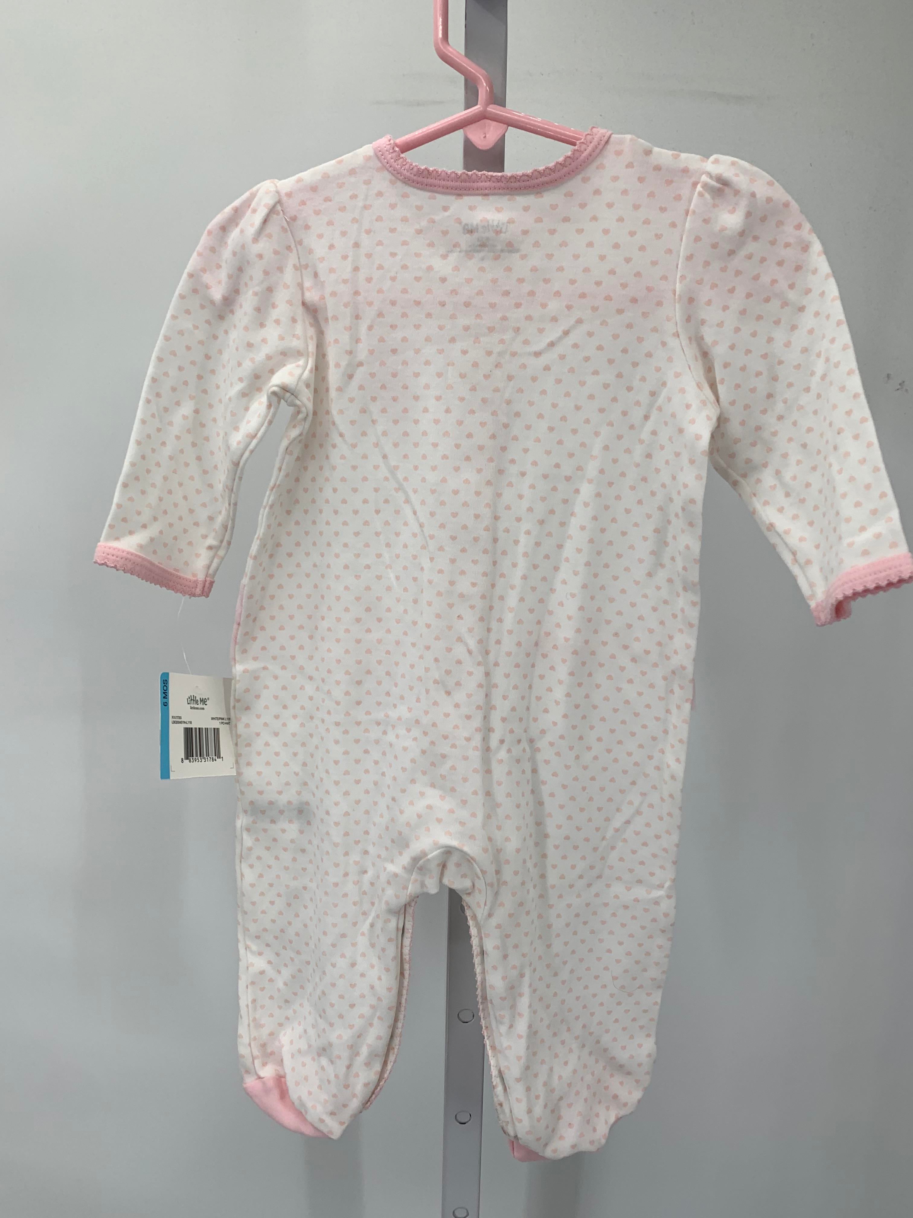Little Me Size 6 Months Girls Long Slv. Romper
