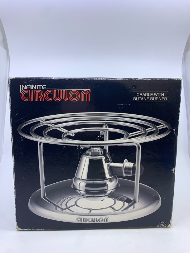 NIB BUTANE BURNER INFINITE CIRCULON.