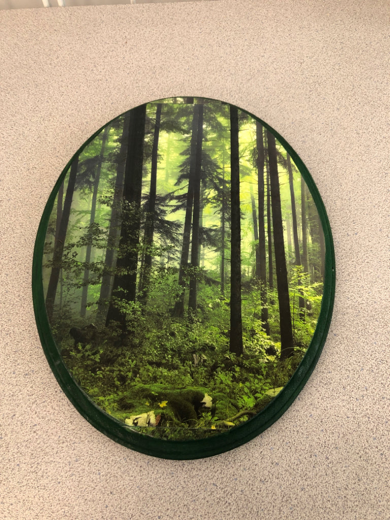 GREEN WOOD PAINTED FOREST.