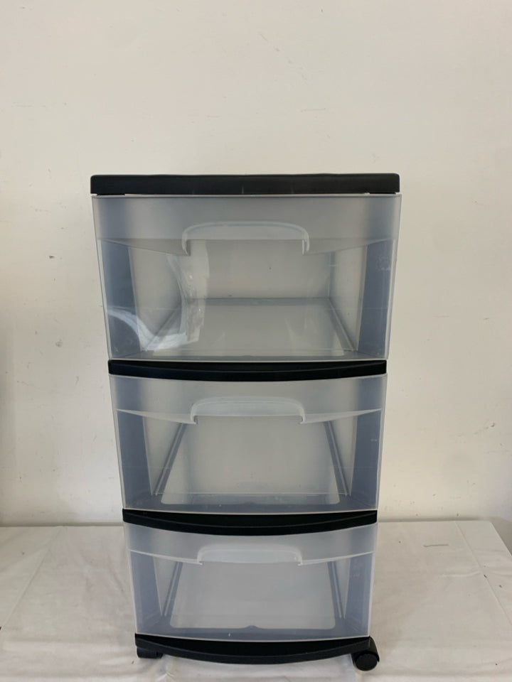 STERILITE 3 DRAWER ORGANIZER.