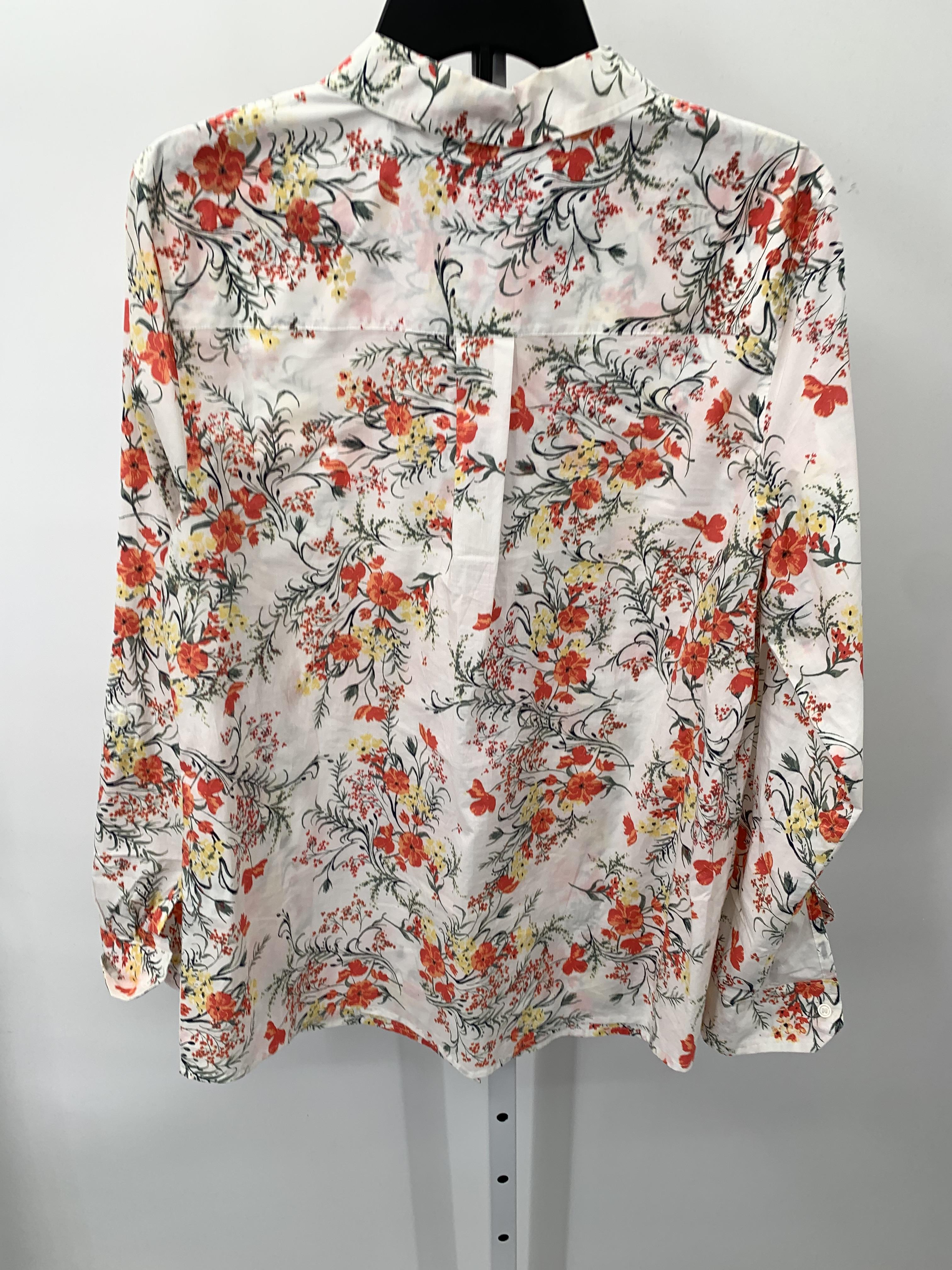 Charter Club Size Large Misses Long Sleeve Shirt