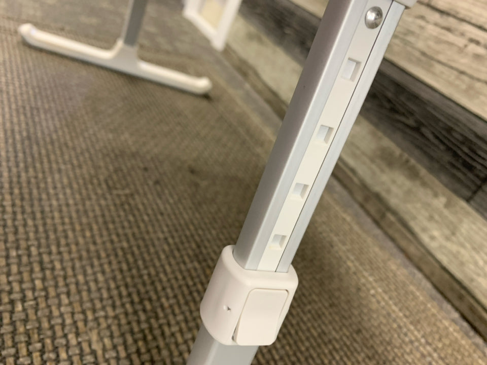 GREY LAP DESK.