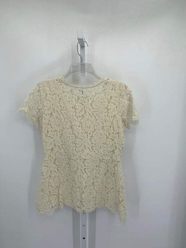 Isaac Mizrahi Size Small Misses Short Sleeve Shirt