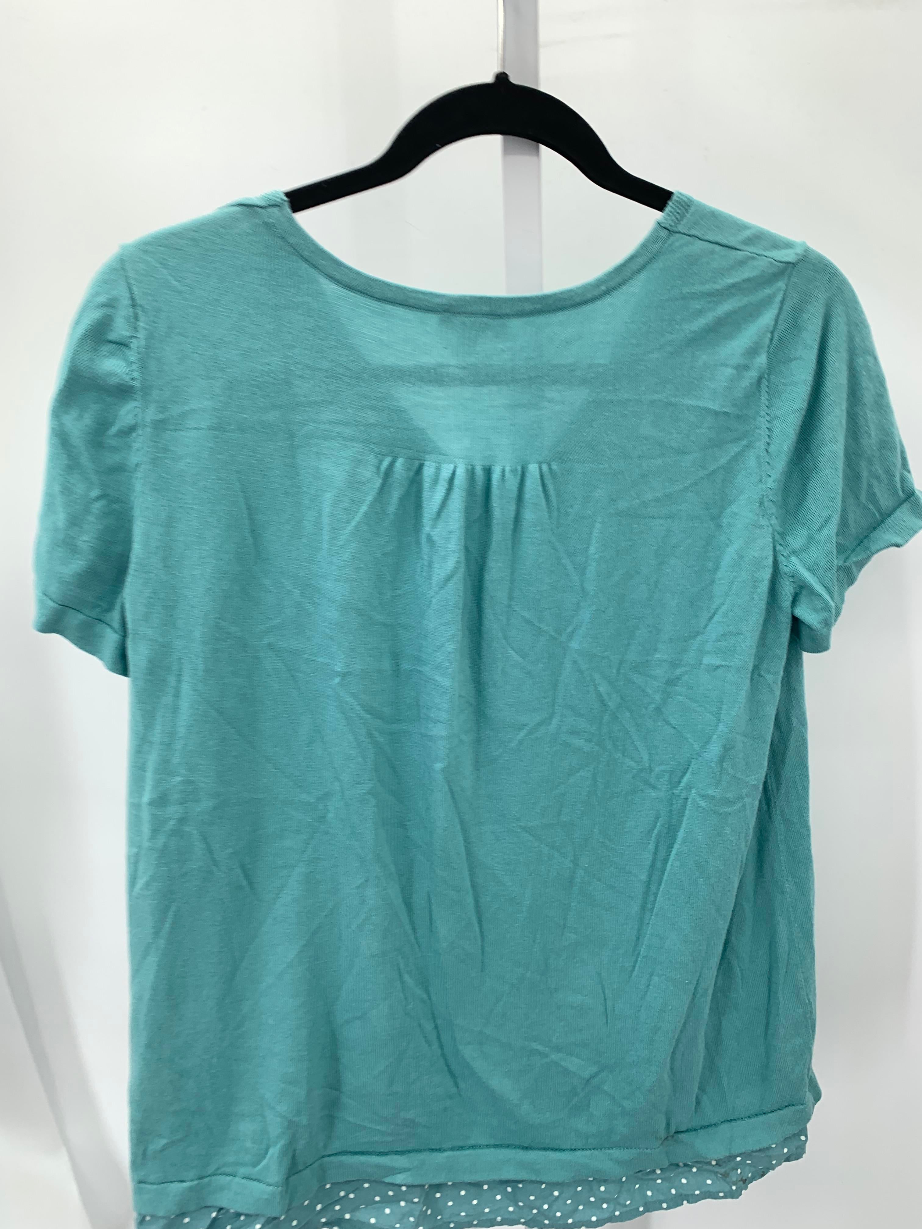 Talbots Size Medium Petite Petite Short Sleeve Shirt