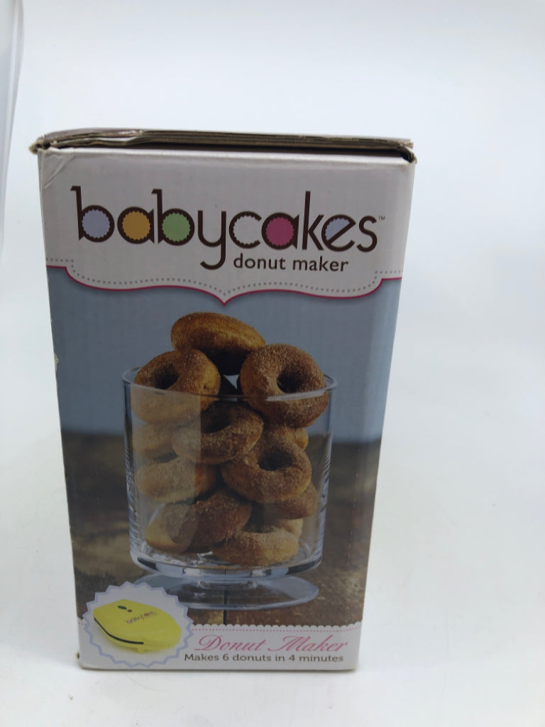 NIB BABYCAKES DONUT MAKER.