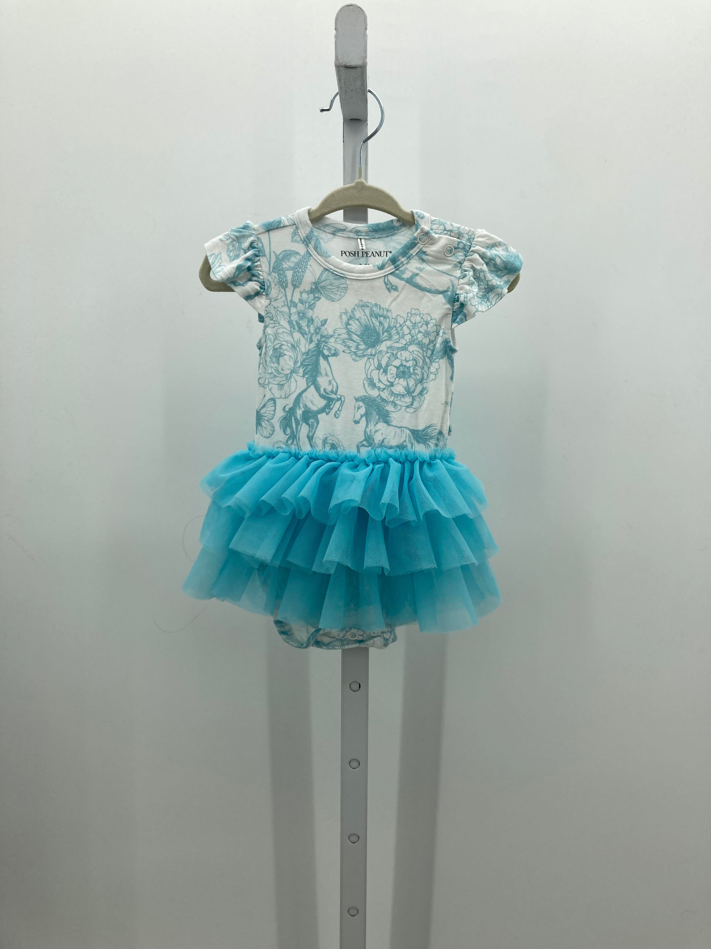 Size 3-6 Months Girls Short Sleeve Dress