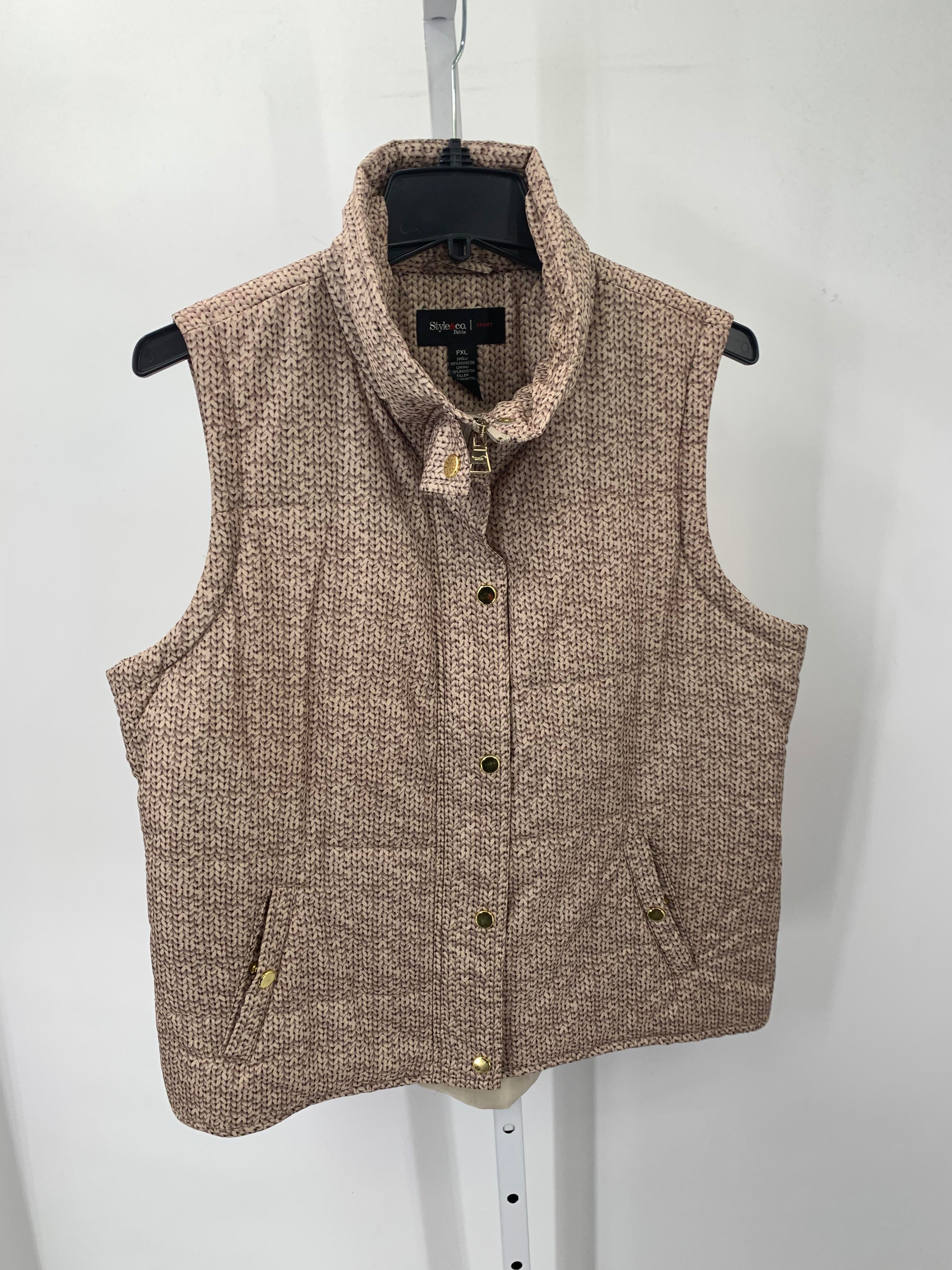 Style & Co. Size X Large Petite Petite Vest