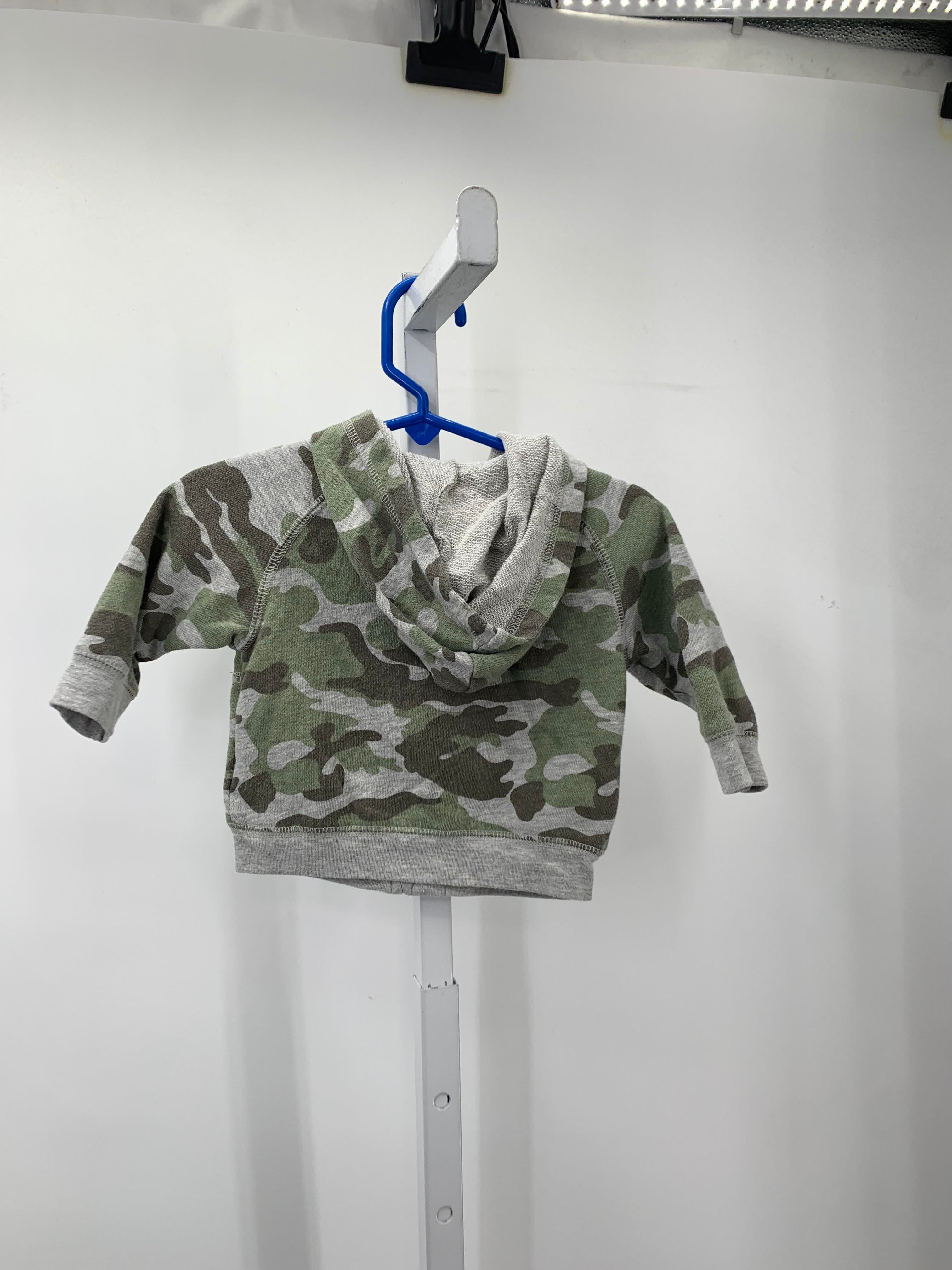 GREEN CAMO HOODED KNIT