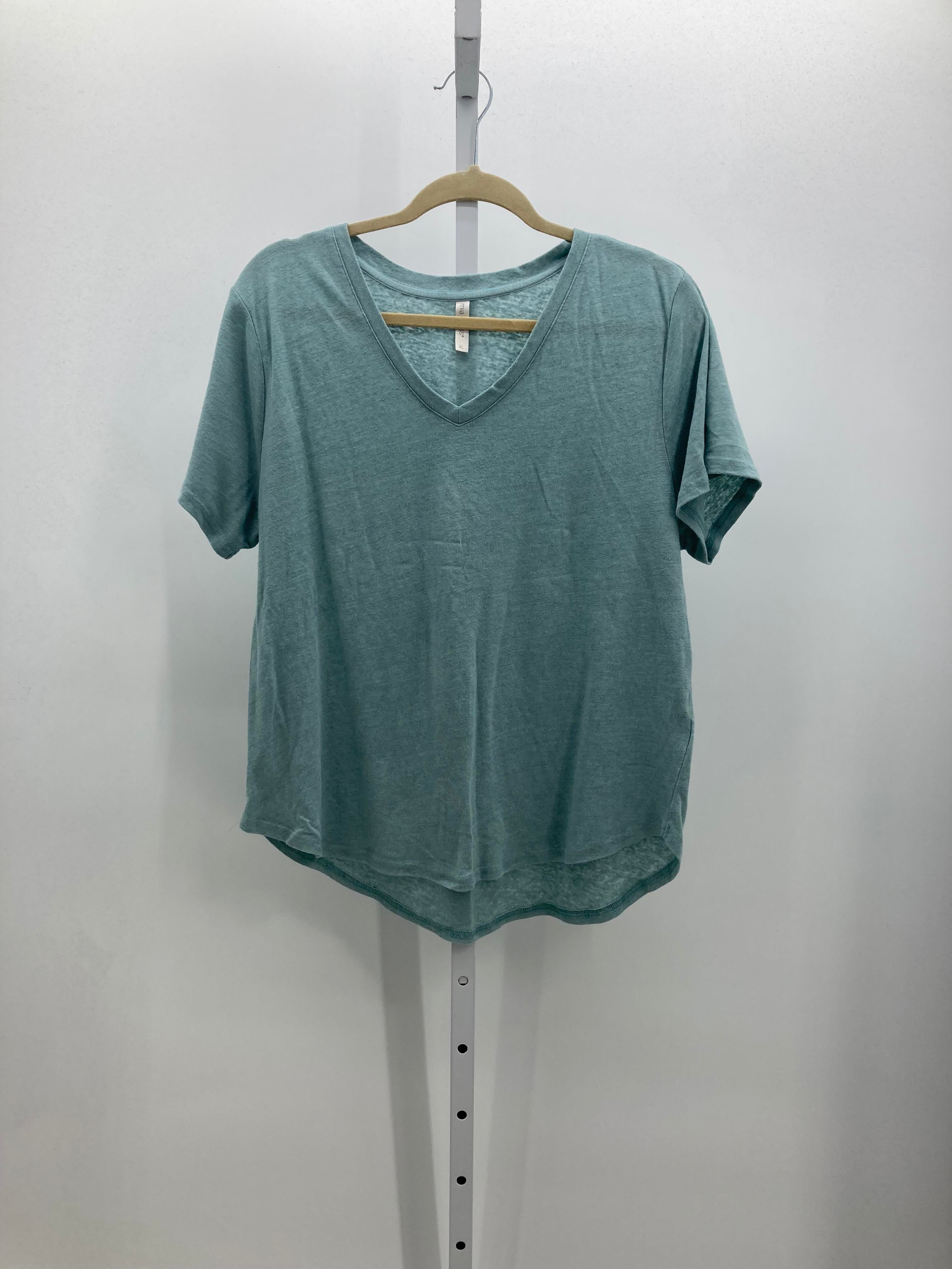 Mia & Tess Size Extra Large Misses Short Sleeve Shirt