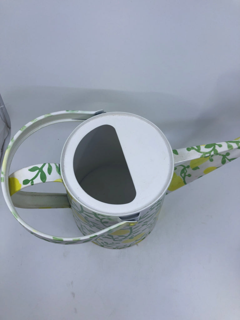 LEMON GARDEN METAL WATERING CAN.