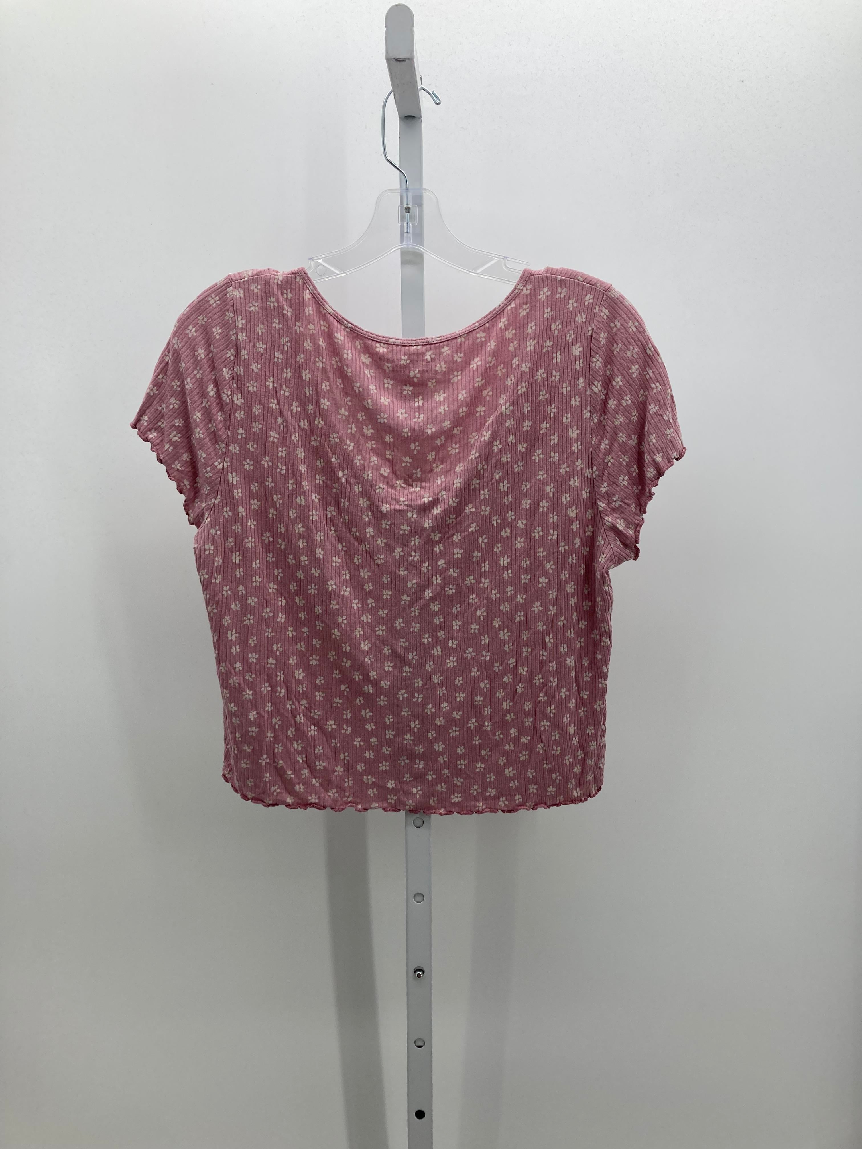 American Eagle Size Large Juniors Short Sleeve Shirt