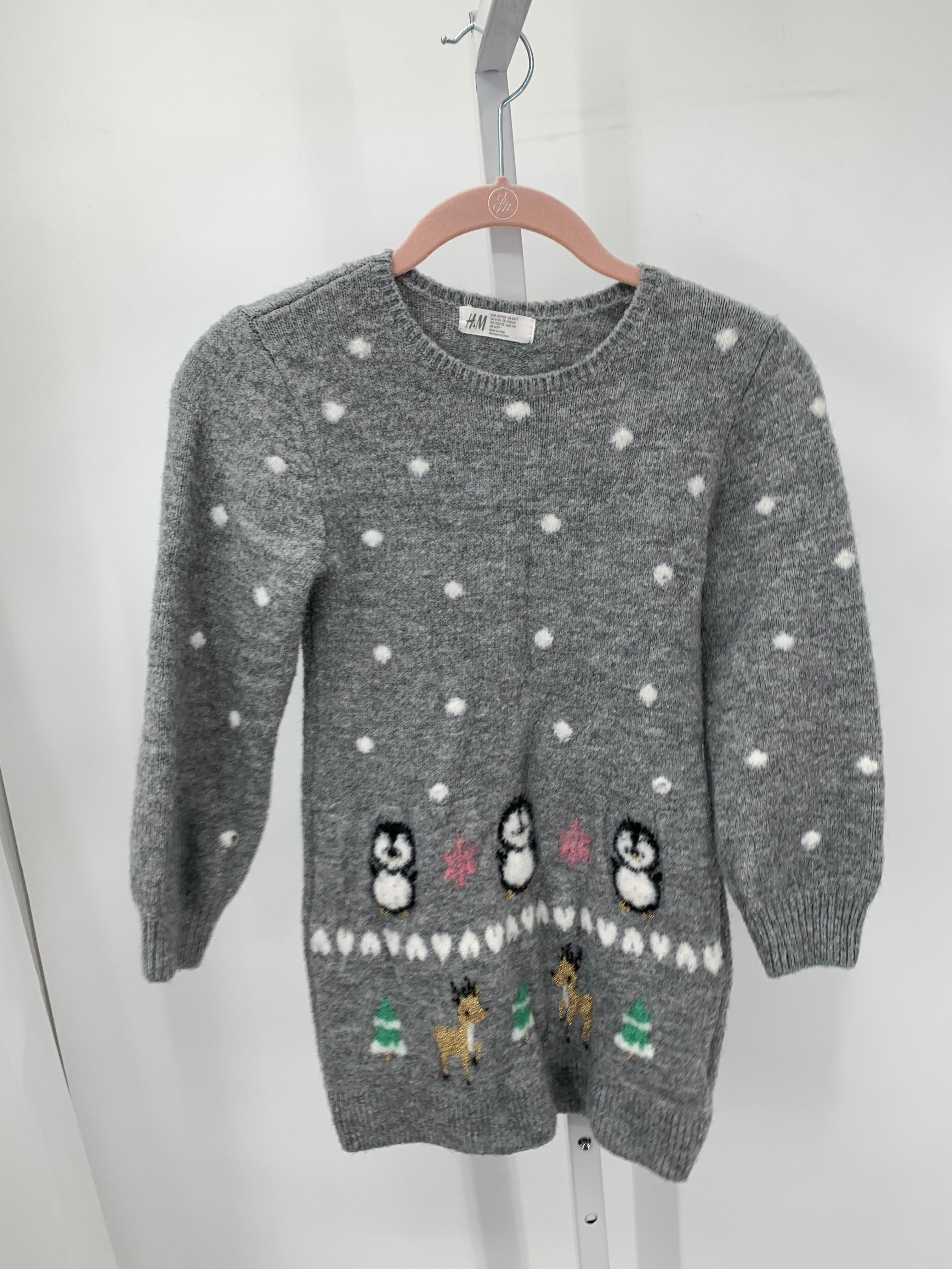 LONG SLV DRESS PENGUINS AND REINDEER