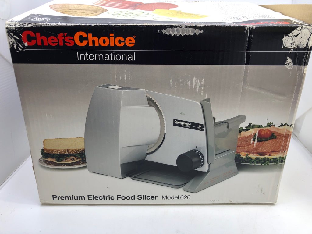NIB PREMIUM ELECTRIC FOOD SLICER.