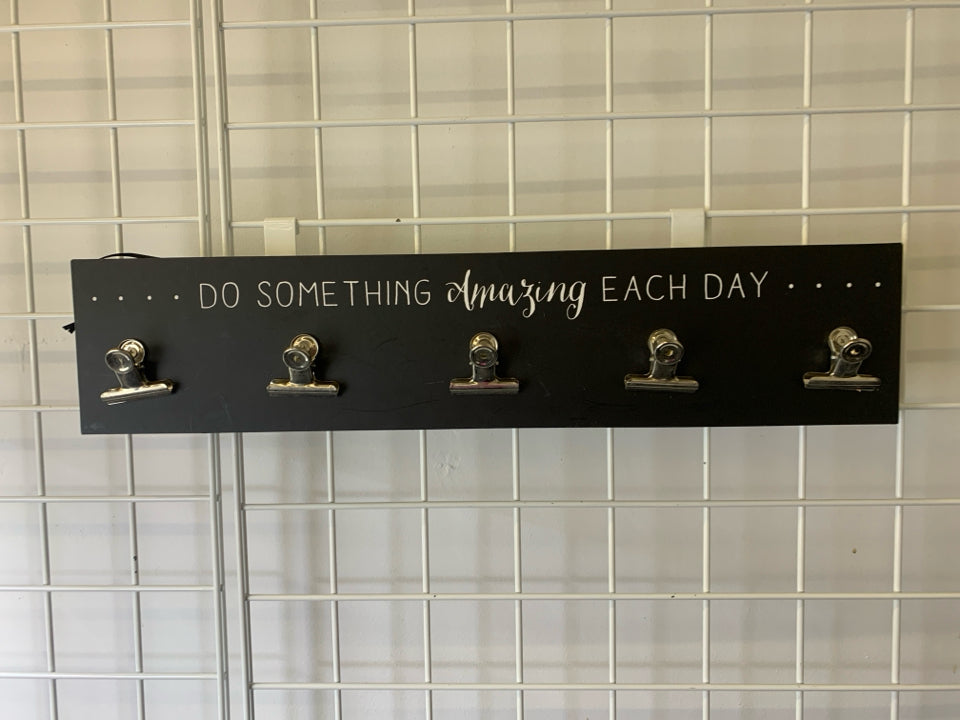 DO SOMETHING AMAZING EACH DAY-W/CLIPS.