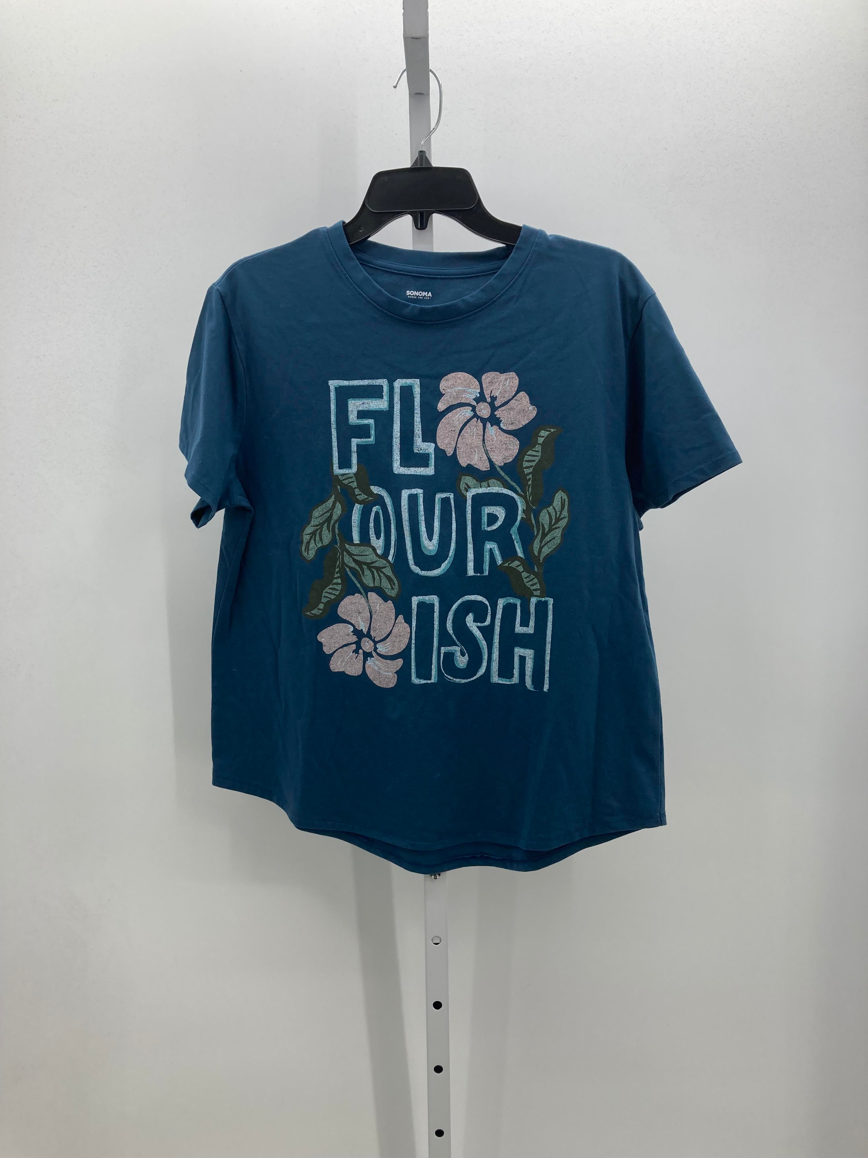 Sonoma Size Large Misses Short Sleeve Shirt
