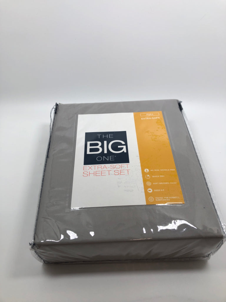 NIP GRAY FULL SHEET SET-THE BIG ONE