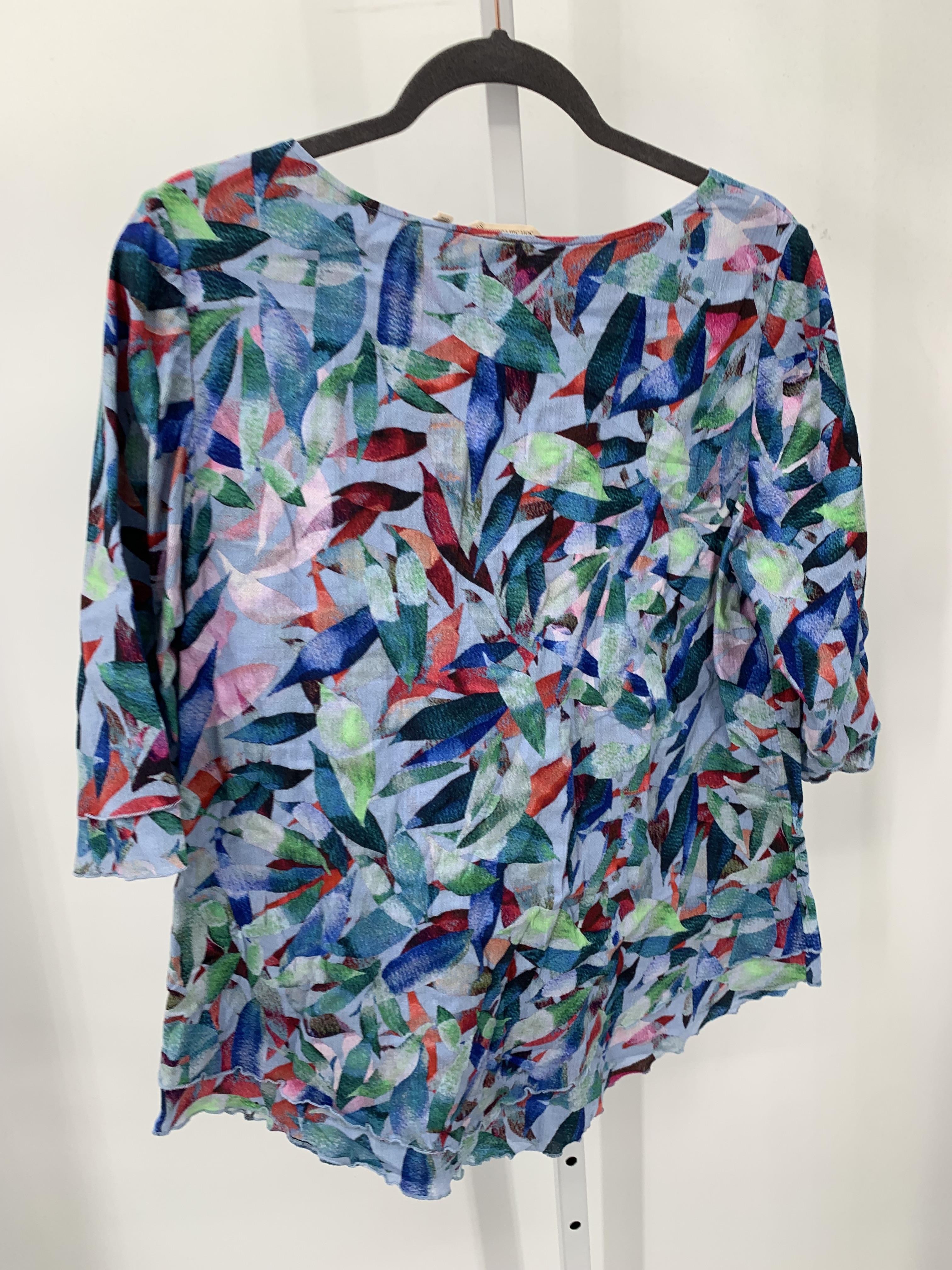 Soft Surroundings Size Large Misses 3/4 Sleeve Shirt