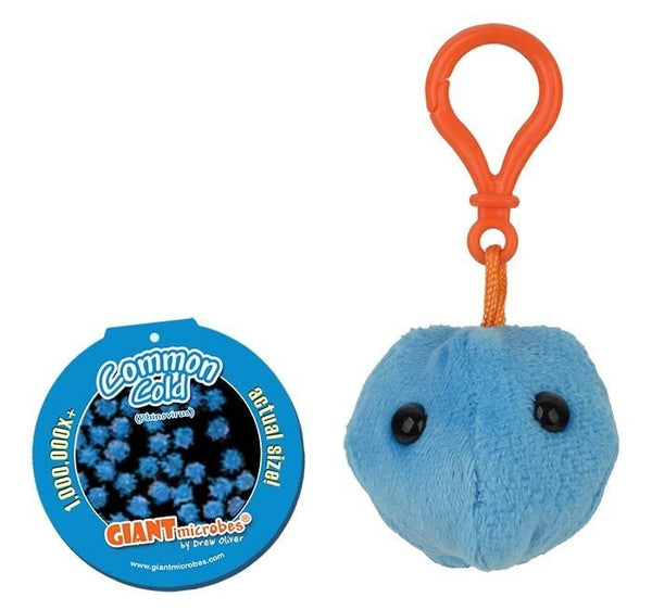 NEW GIANT Microbes Common Cold Keychain