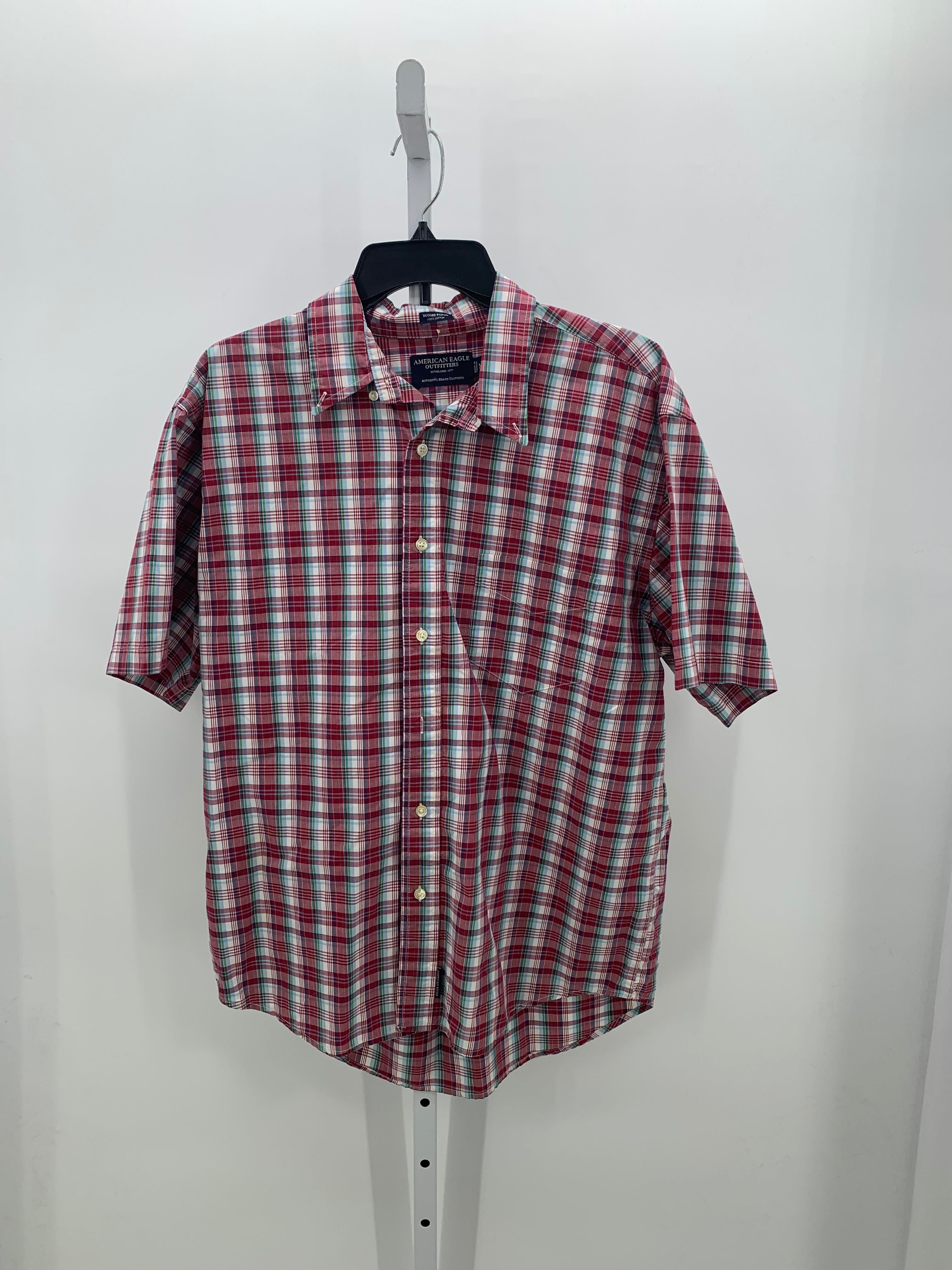 PLAID BTN DOWN