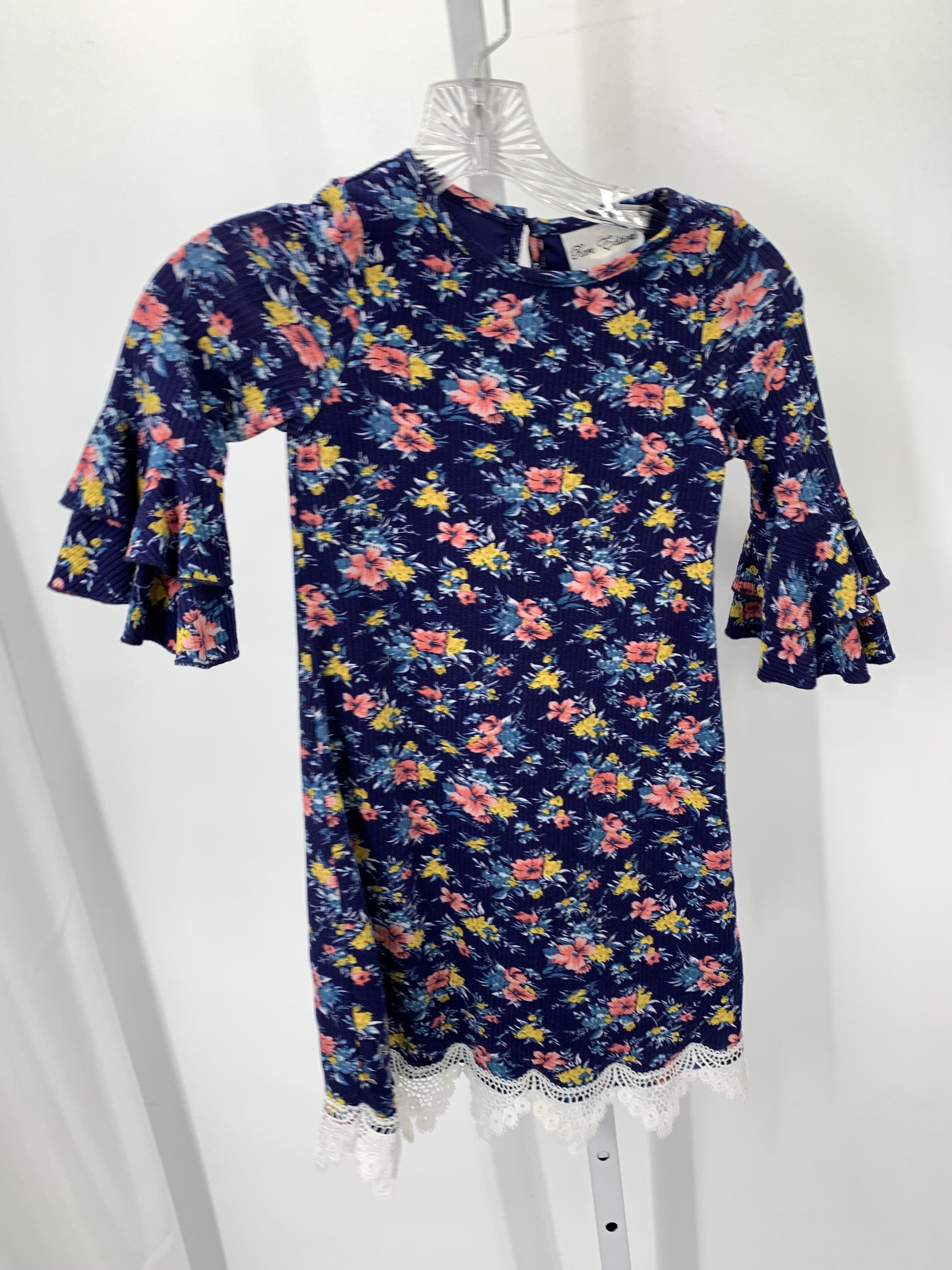 Rare Editions Size 6 Girls Long Sleeve Dress