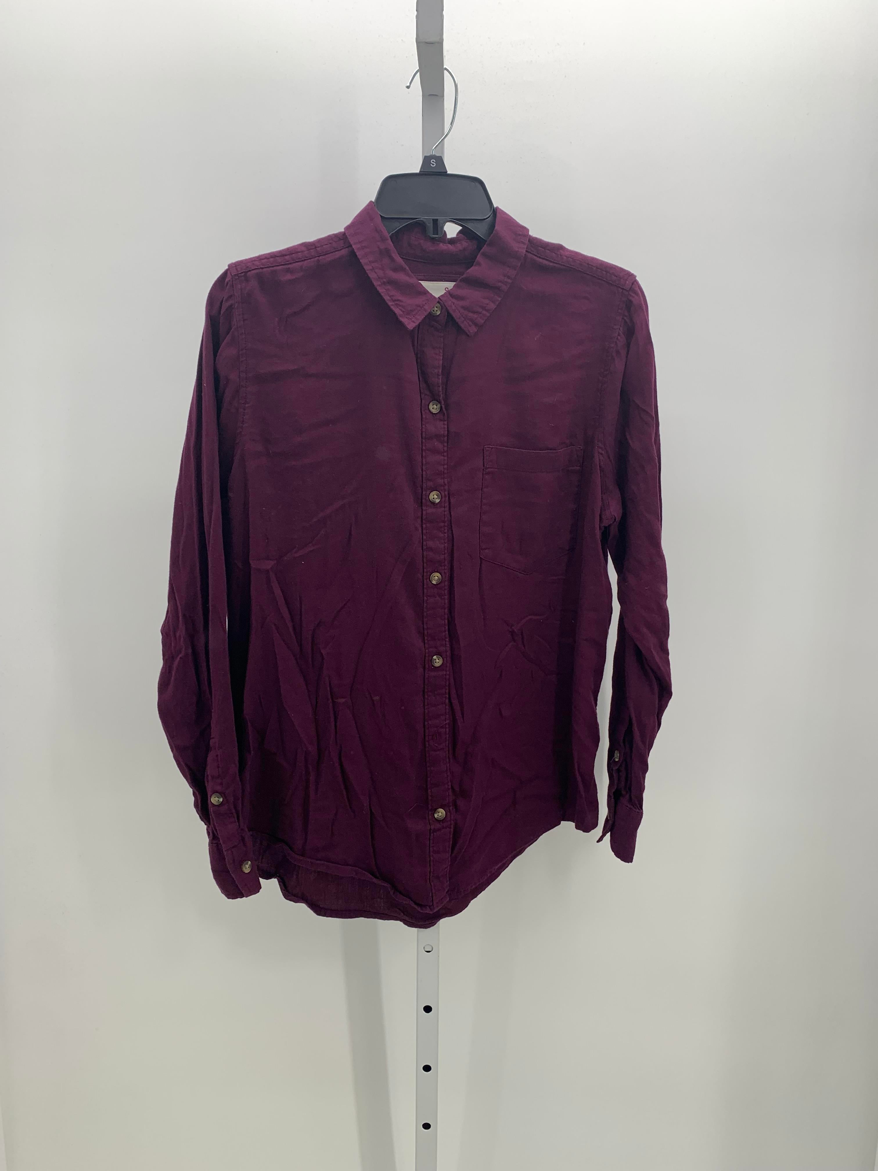 SO Size Large Juniors Long Sleeve Shirt