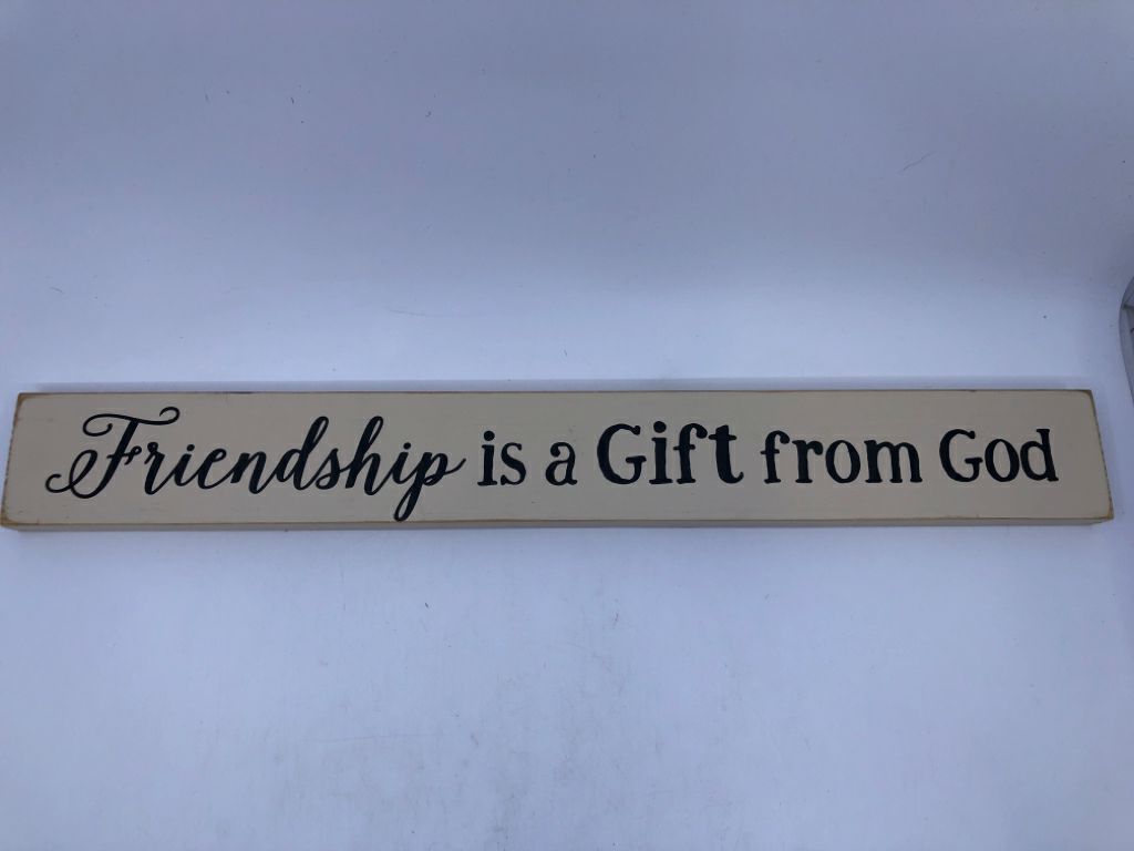 FRIENDSHIP IS A GIFT -WALL ART.