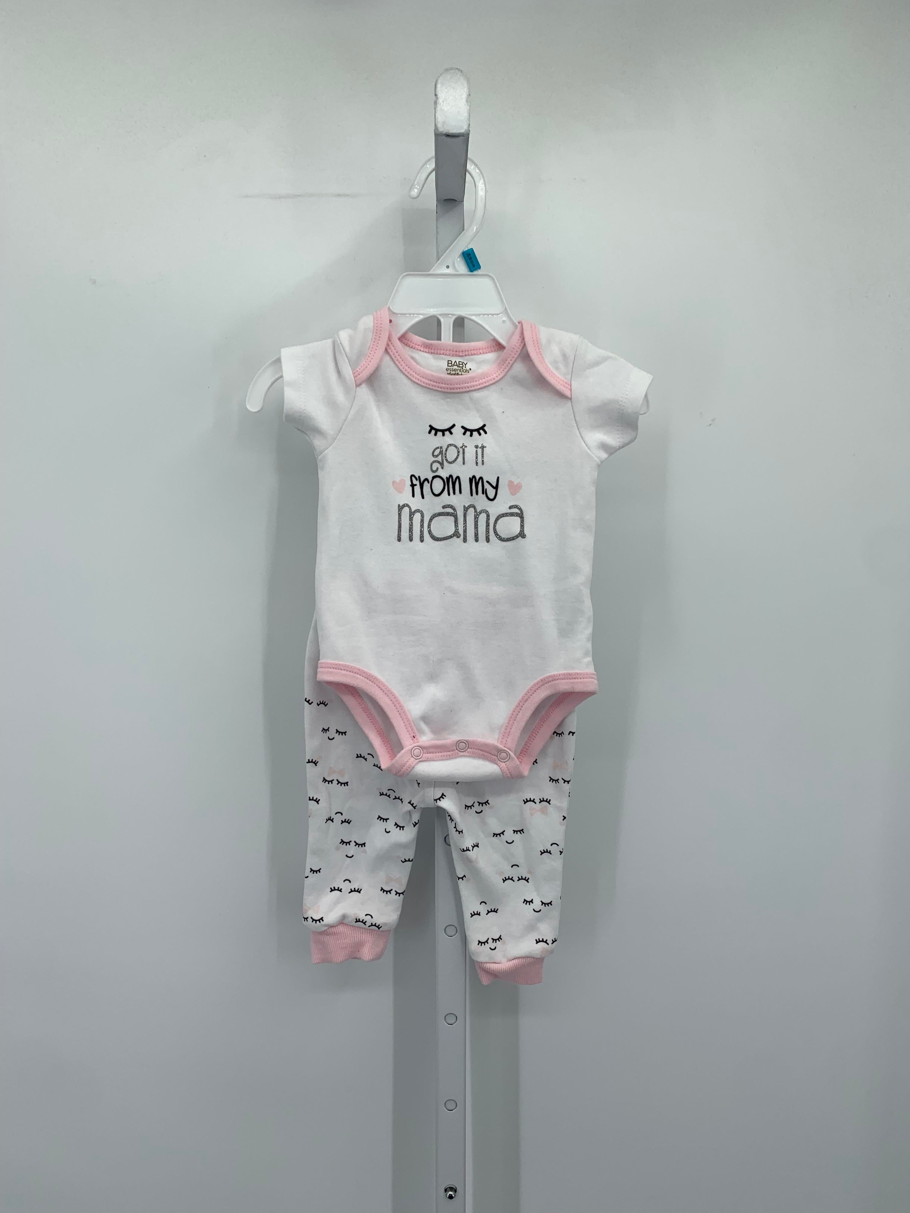 Baby Essentials Size 6 Months Girls 2 Pieces